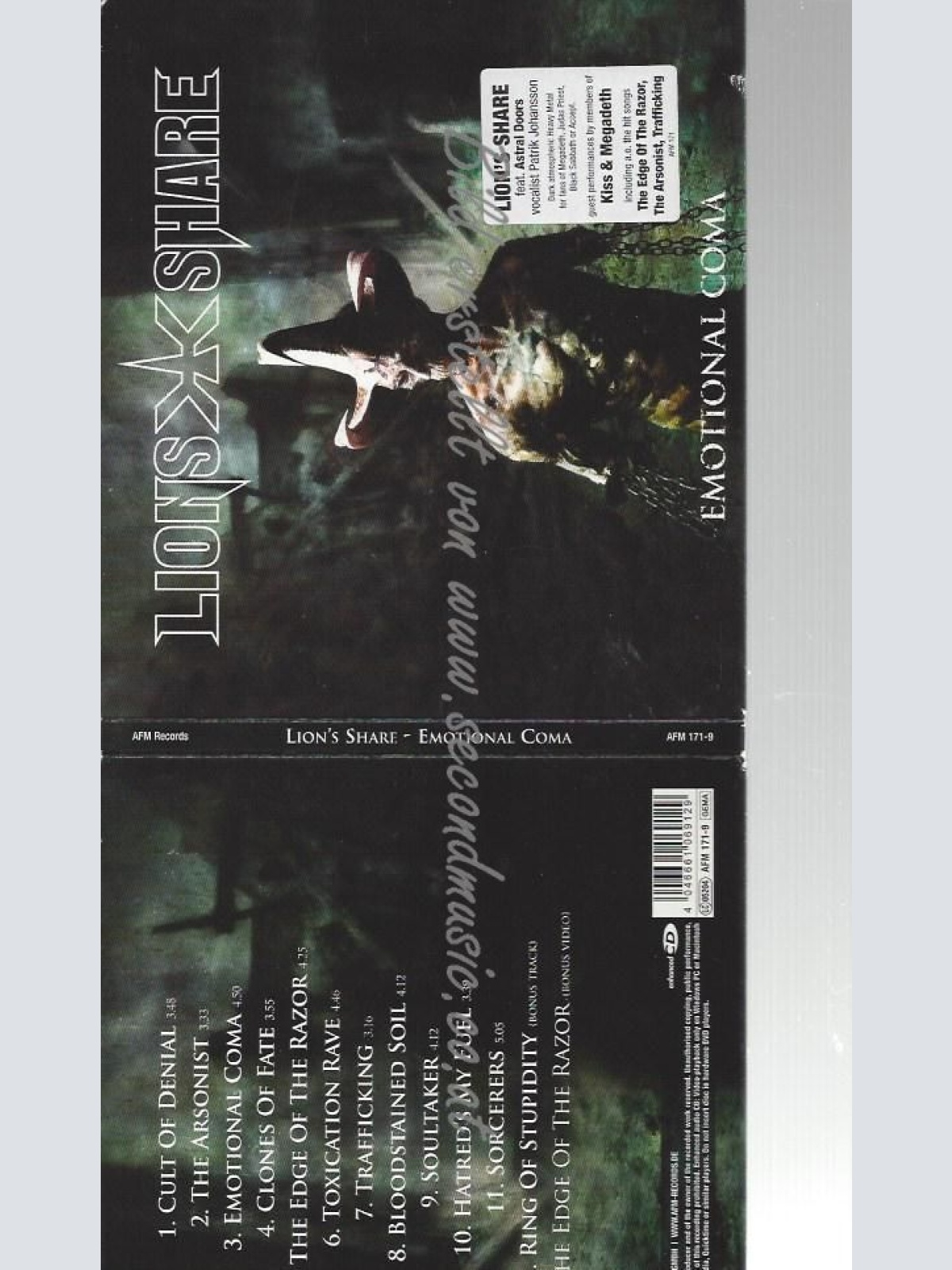 CD--LION'S SHARE--    EMOTIONAL COMA -LTD.ED.- | LIMITED EDITION