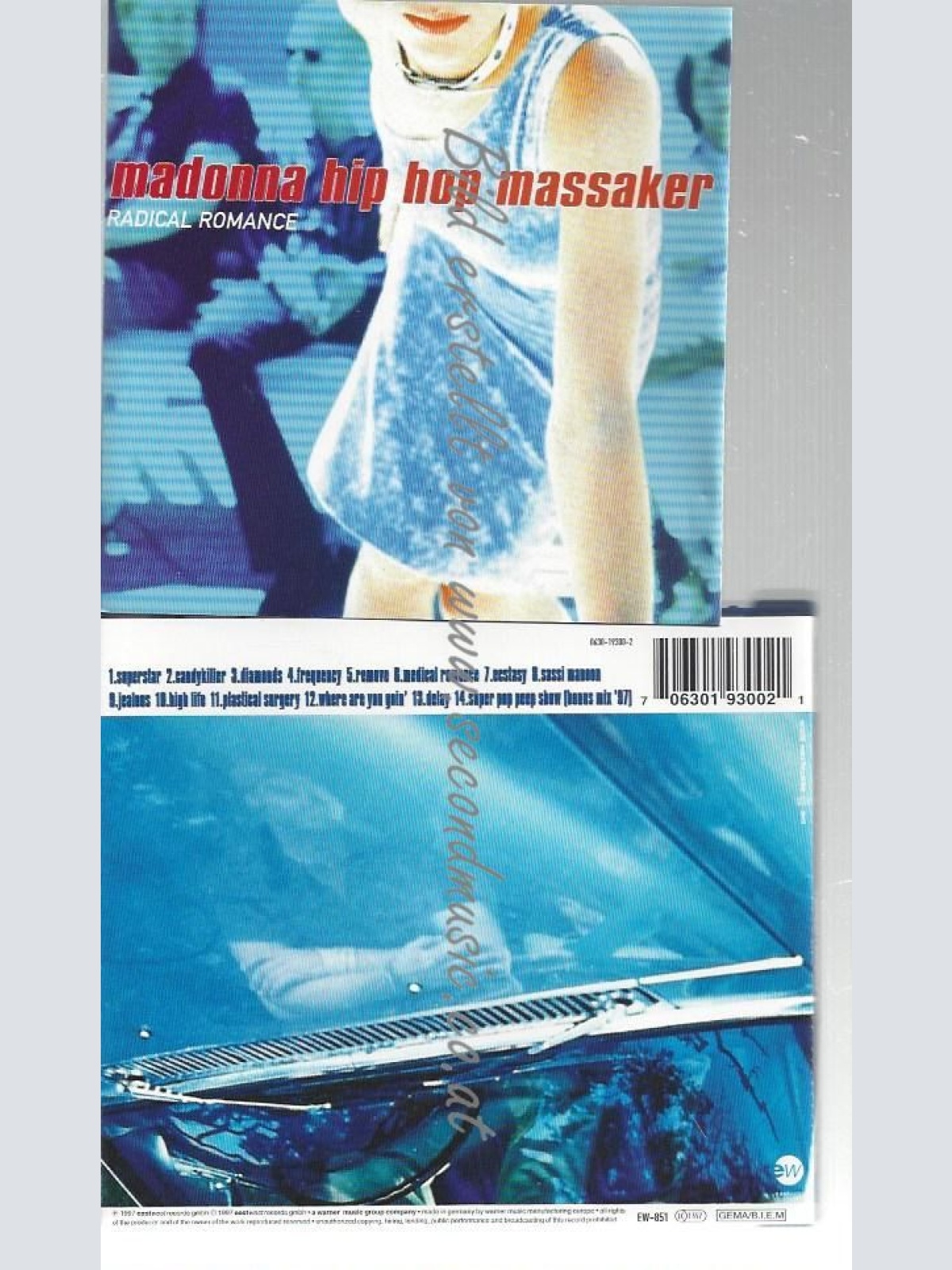 CD-- Madonna Hip Hop Massaker  Radical Romance