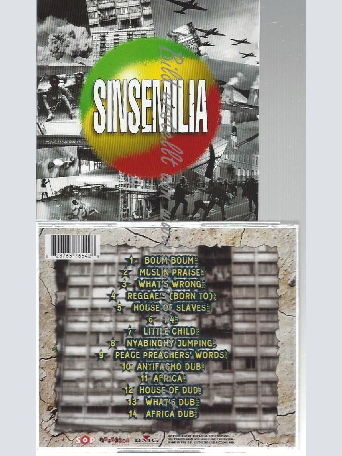 CD--SINSEMILIA--    PREMIÈRE RÉCOLTE