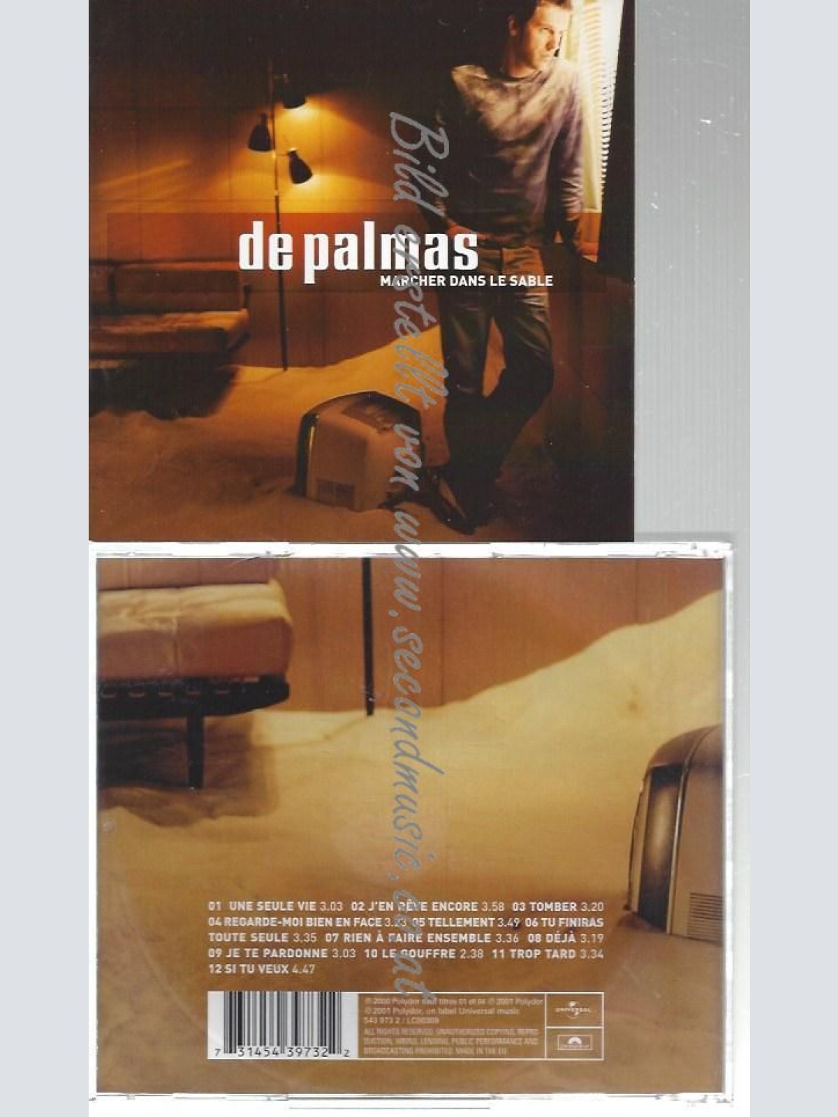 CD--DE PALMAS--    MARCHER DANS LE SABLE