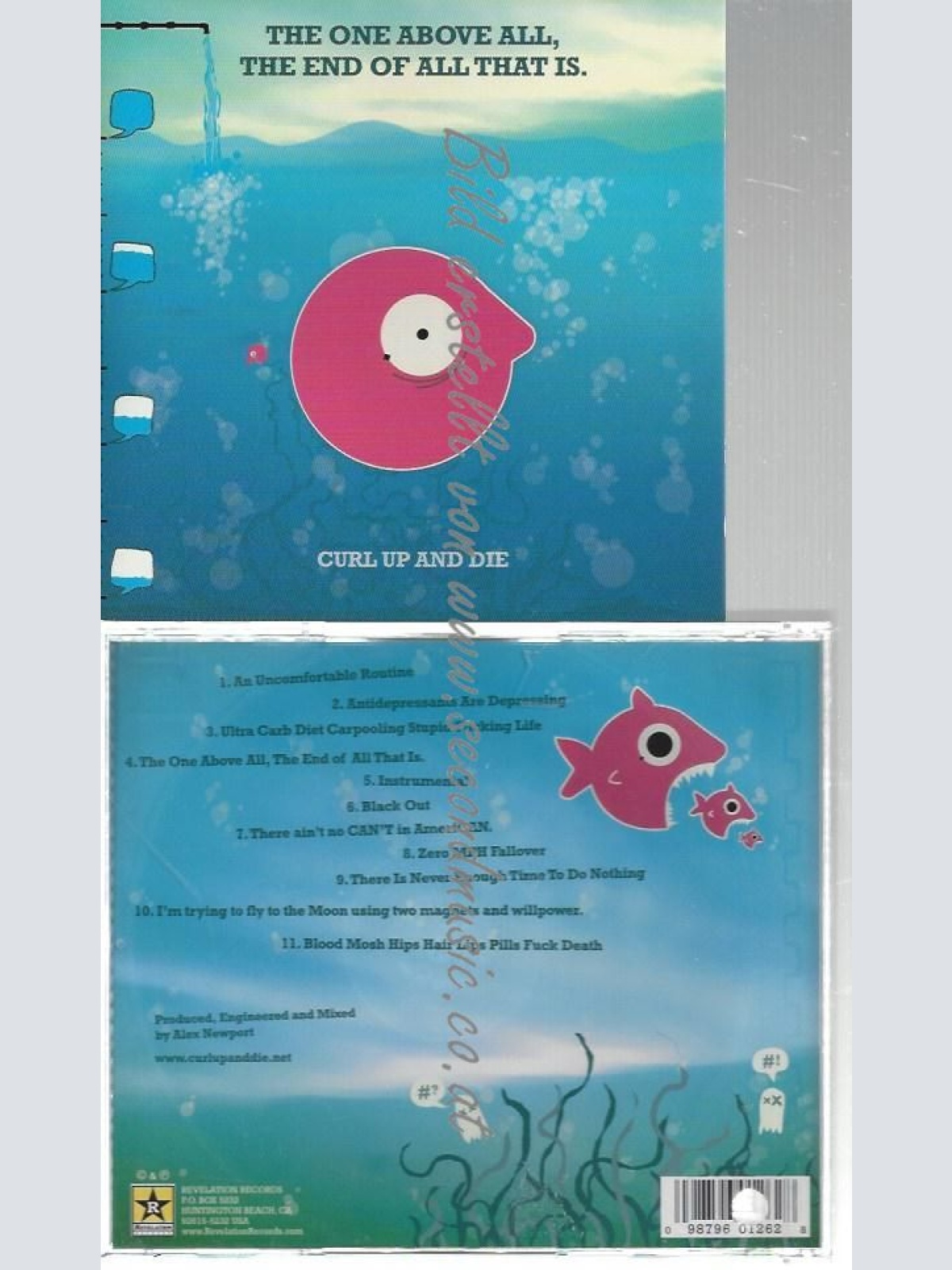 CD--CURL UP AND DIE--    THE ONE ABOVE ALL, THE END OF ALL THAT IS. [EXPLICIT]