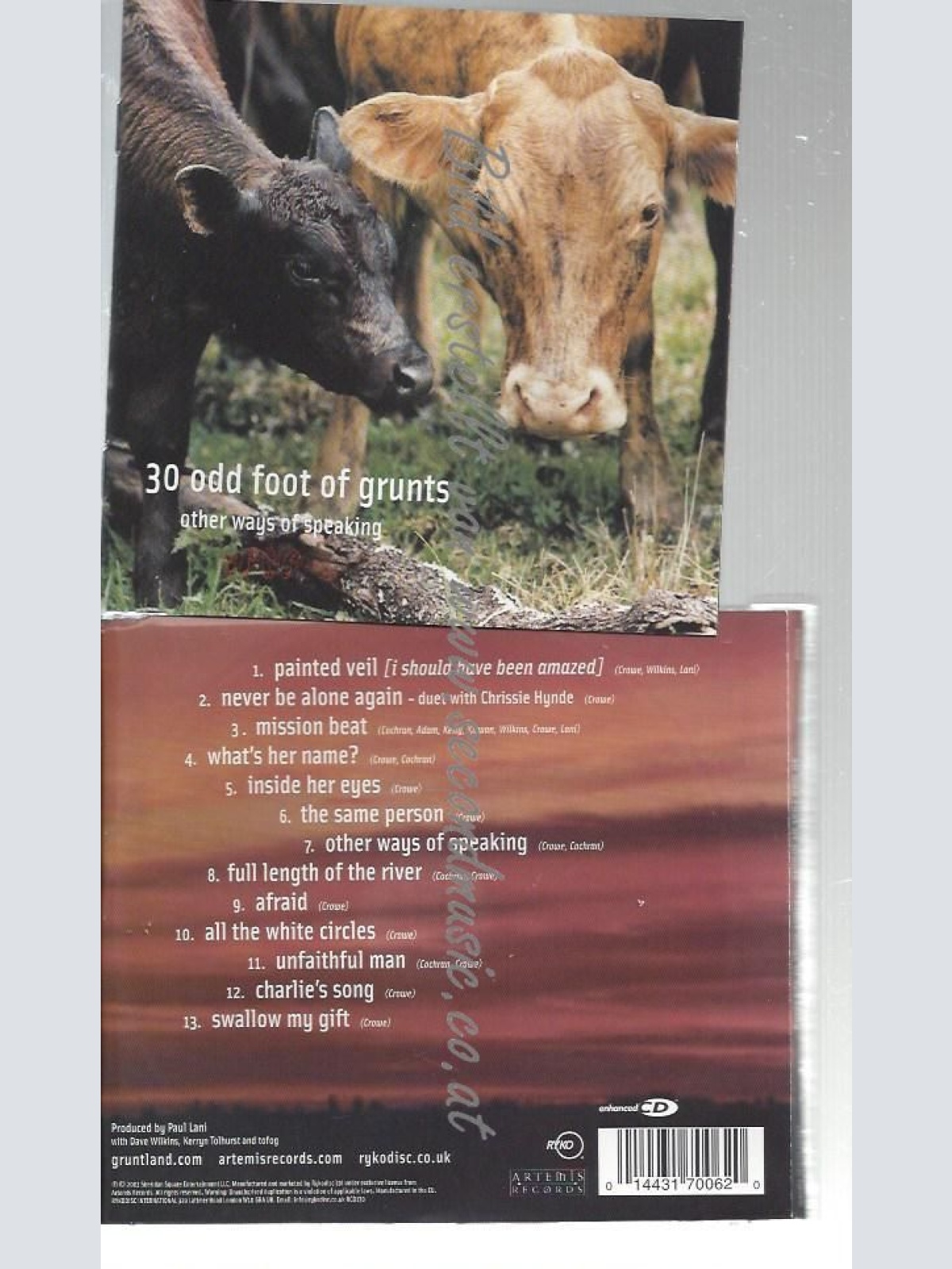 CD-- 30 ODD FOOT OF GRUNTS--    OTHER WAYS OF SPEAKING