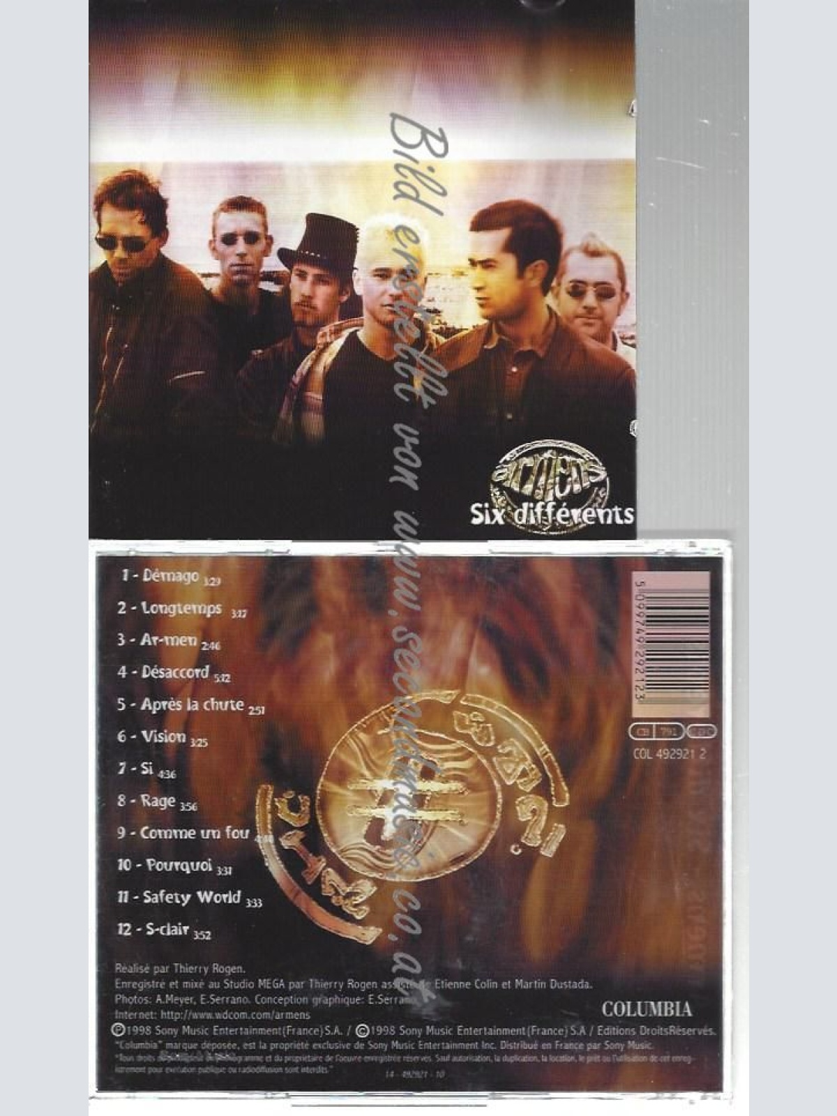 CD--ARMENS--    SIX DIFFERENTS [EXPLICIT]