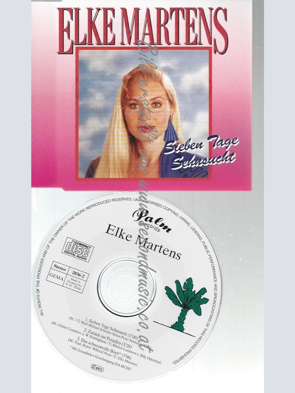 CD--Sieben Tage Sehnsucht // Martens,Elke