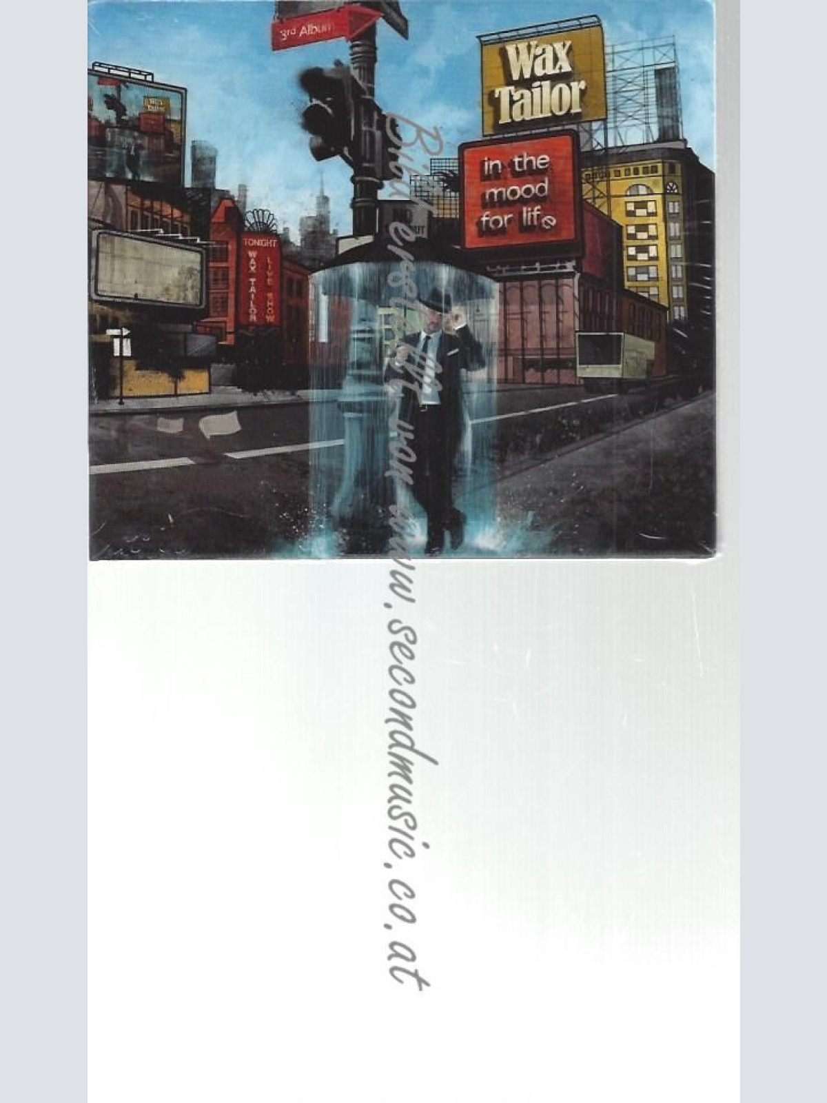 CD--WAX TAILOR--    IN THE MOOD FOR LIFE -INSTRUMENTAL VERSION-