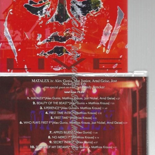 CD--MATALEX UND ALEX GUNIA--    LIVE