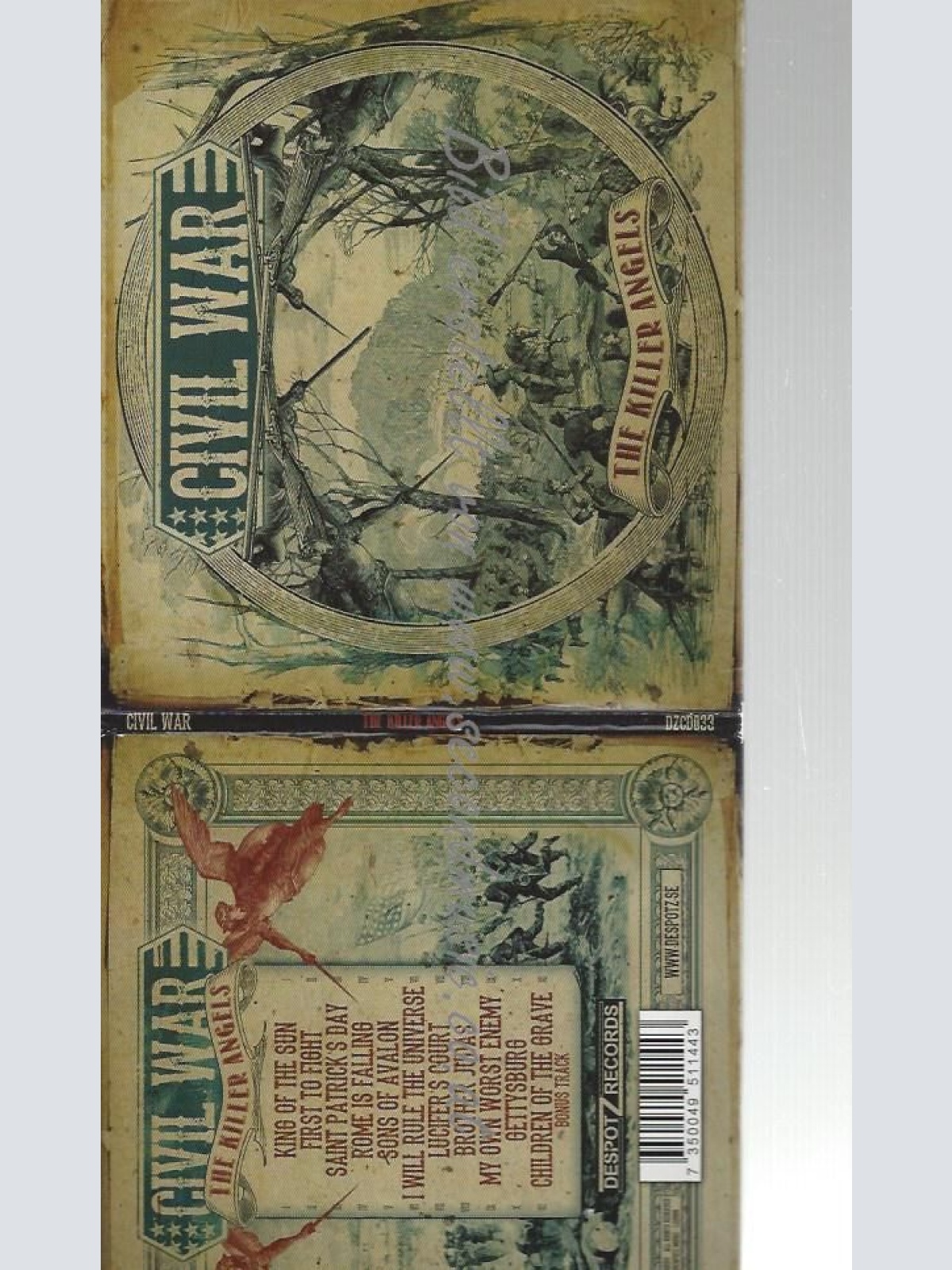 CD--THE CIVIL WAR--    THE KILLER ANGELS