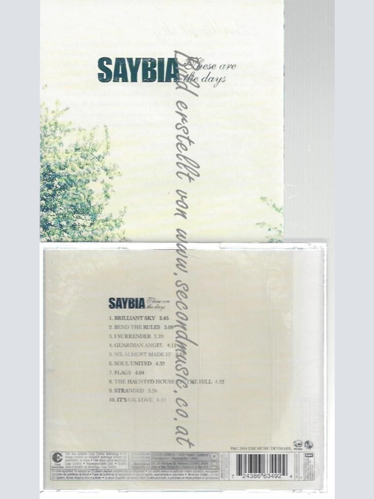 CD--SAYBIA--    THESE ARE THE DAYS