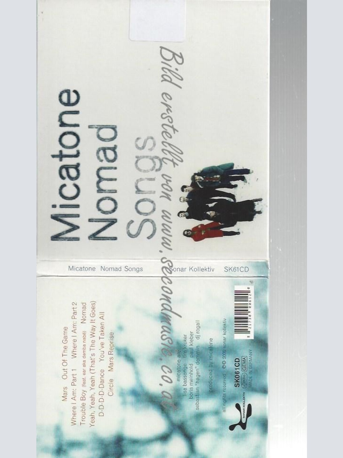 CD--MICATONE--    NOMAD SONGS