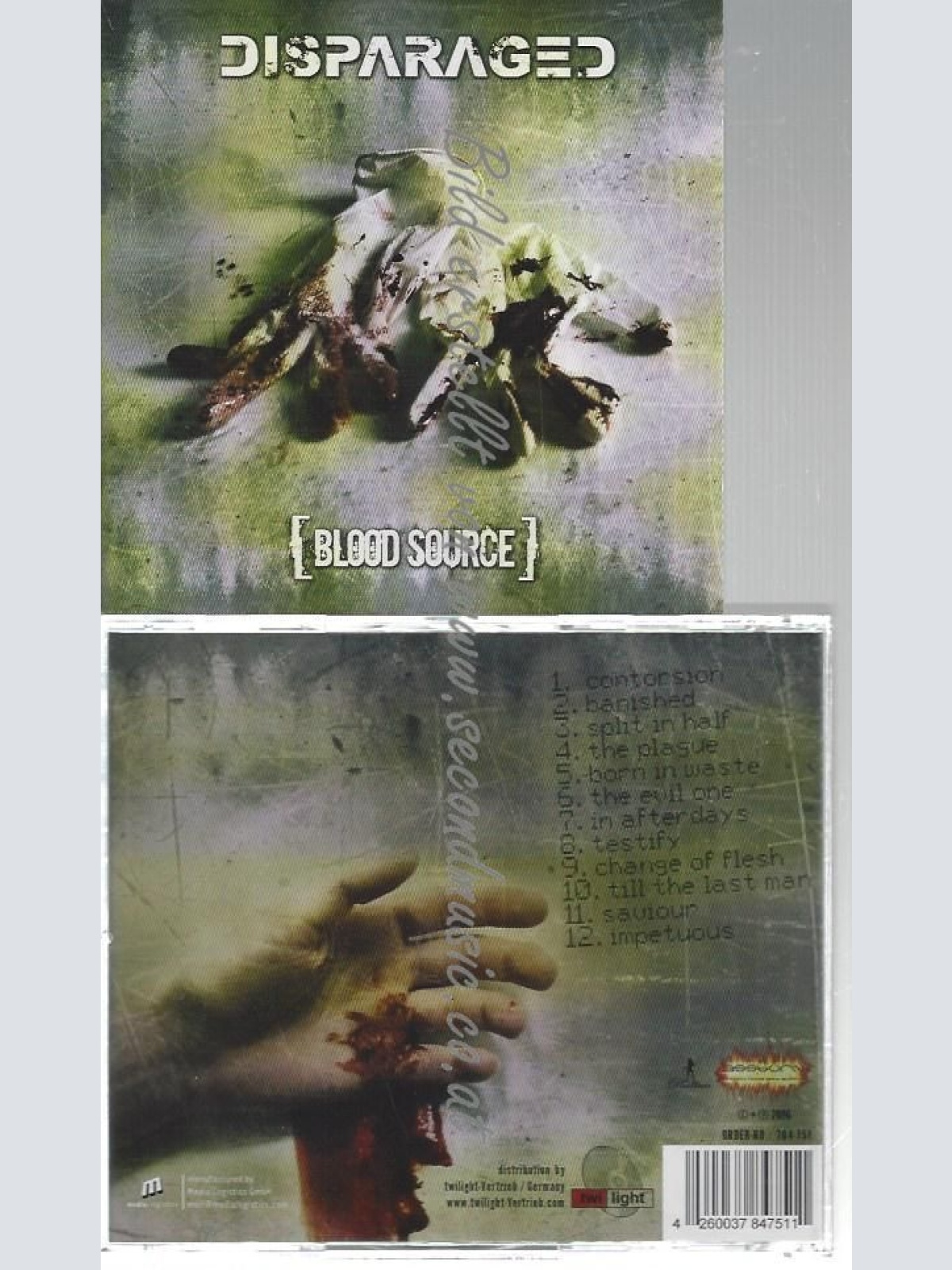 CD--DISPARAGED--    BLOOD SOURCE