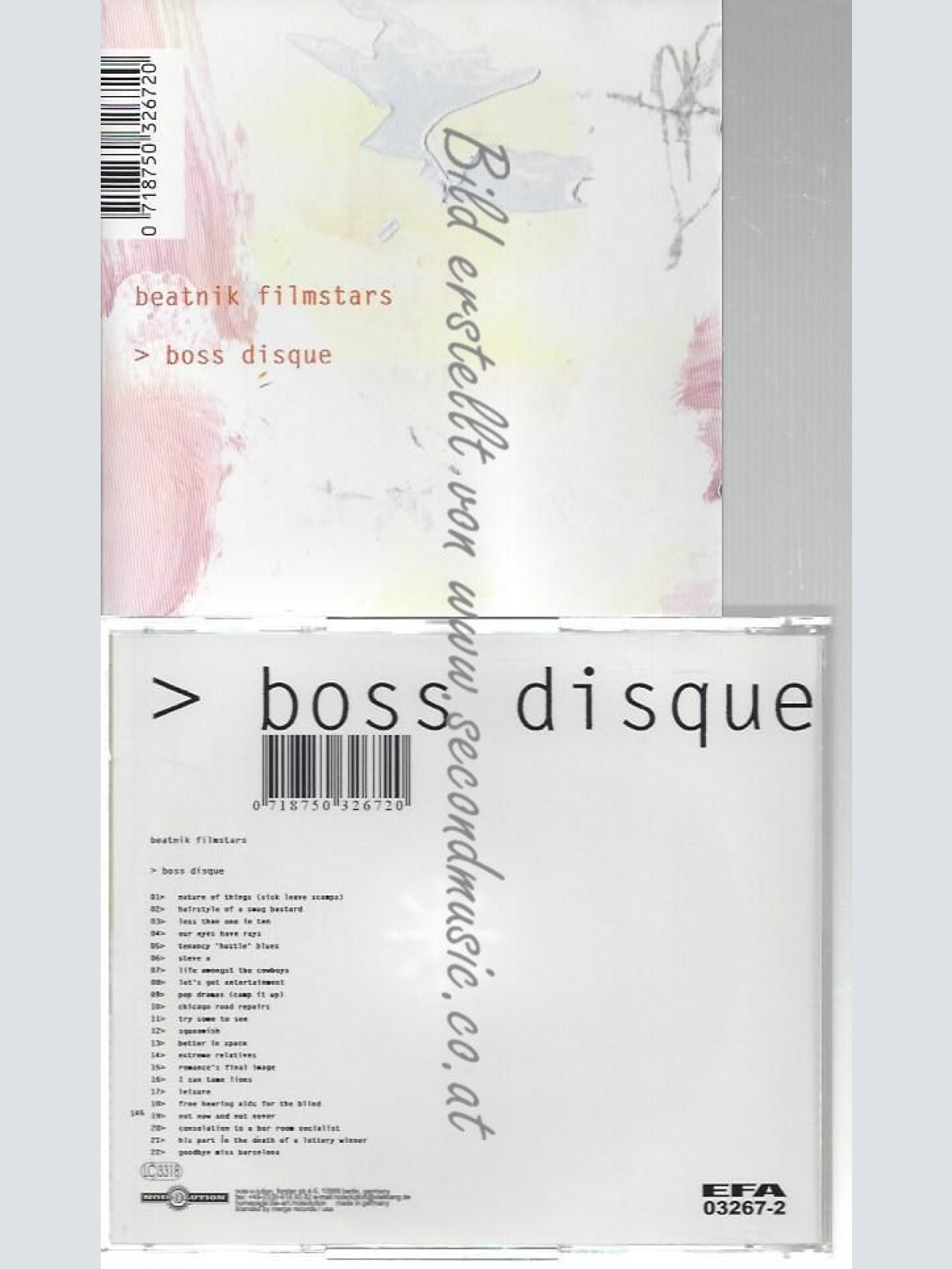 CD--BEATNIK FILMSTARS--    BOSS DISQUE
