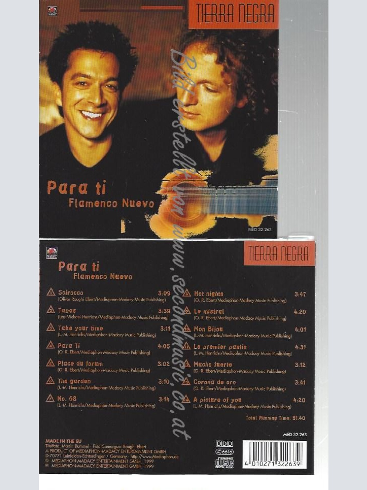 CD--Para Ti-Flamenco Nuevo  // Tierra Negra und Ebert