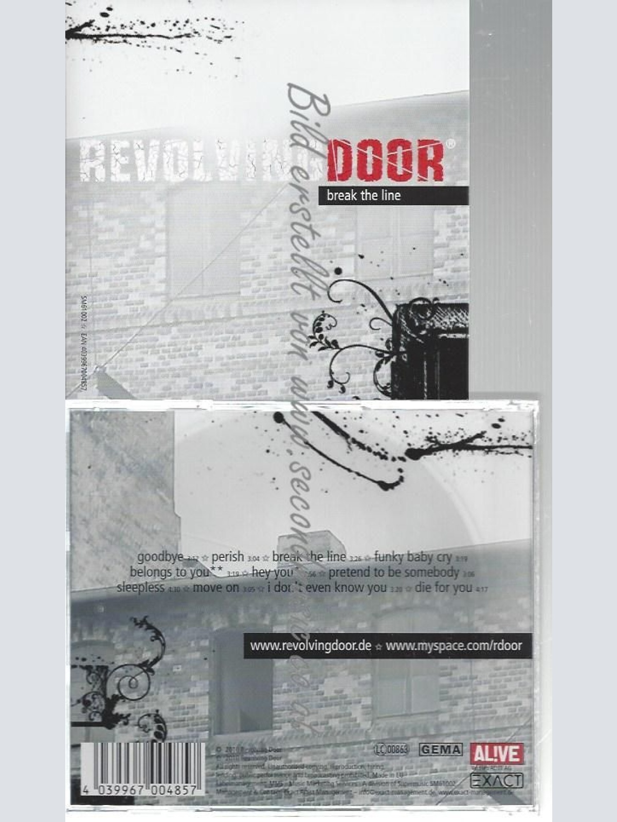 CD--REVOLVING DOOR--    BREAK THE LINE