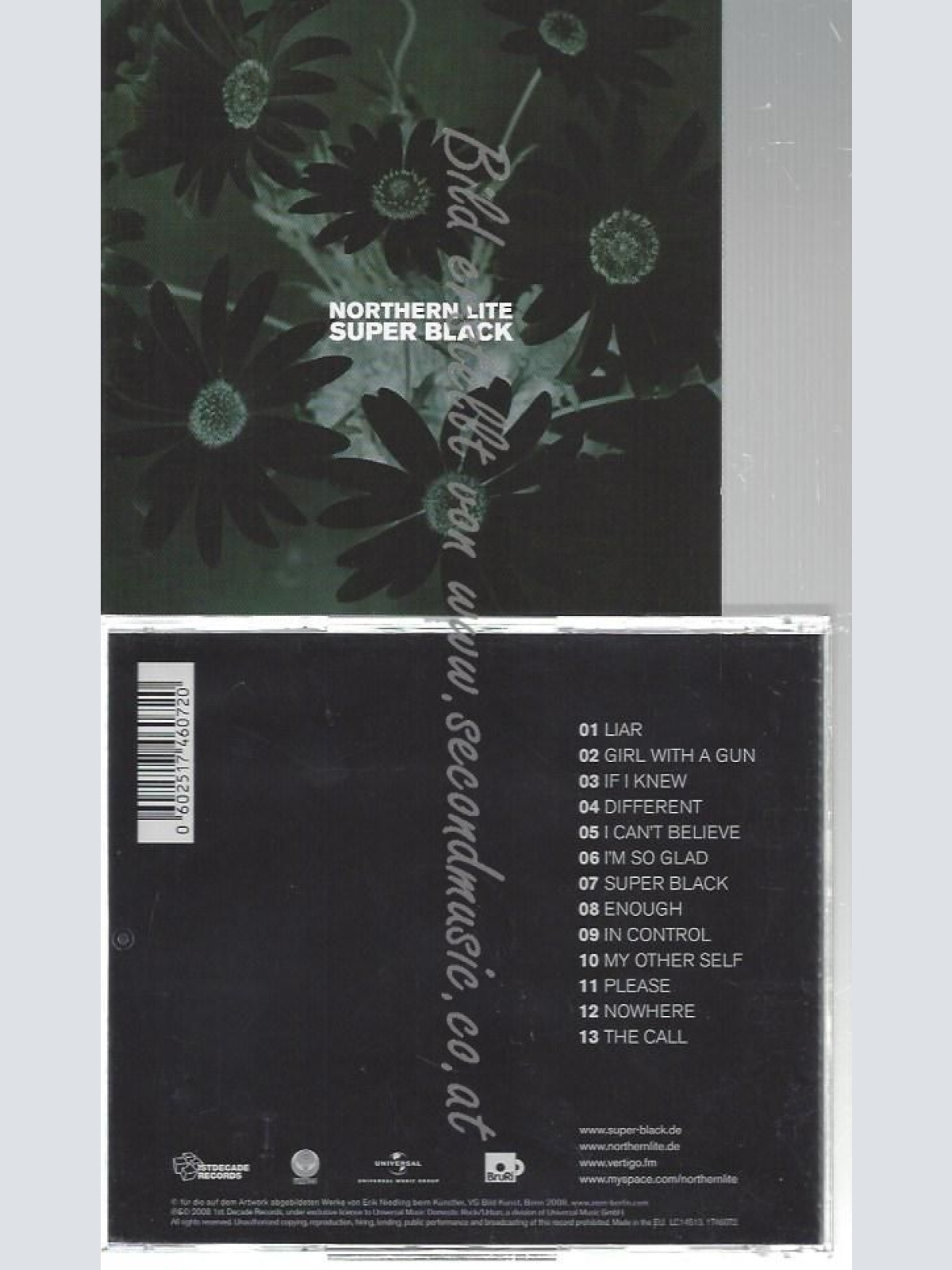 CD--NORTHERN LITE--    SUPER BLACK