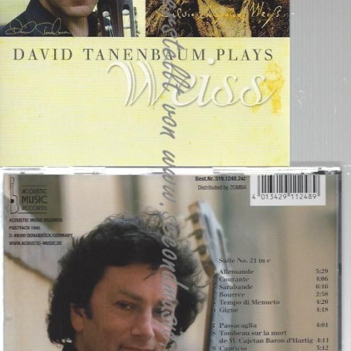 CD--DAVID TANENBAUM--    WEISS : SUITE NO.  &