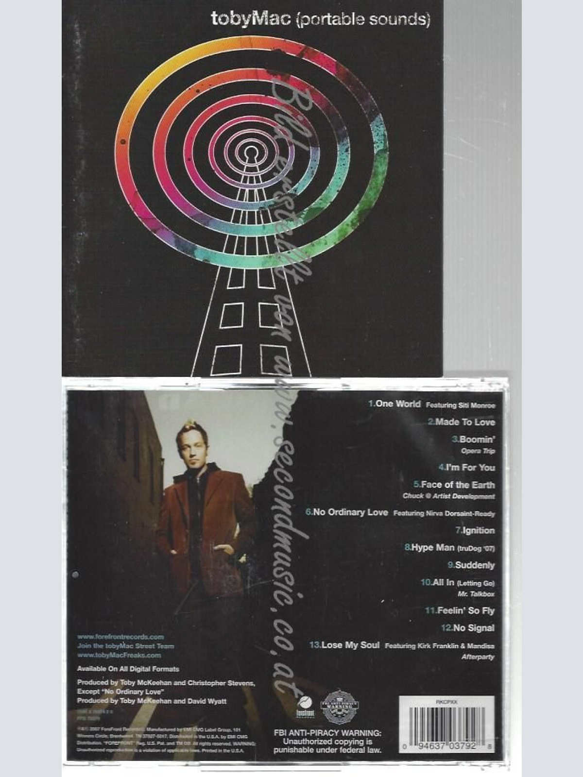 CD--TOBYMAC--    PORTABLE SOUNDS -WITH BONUS REMIXES-