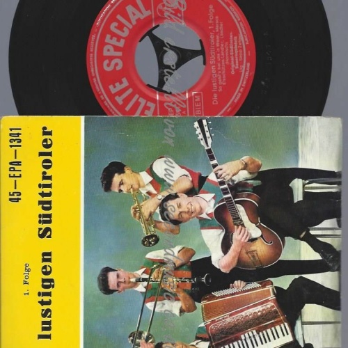 7"EP /   DIE LUSTIGEN SÜDTIROLER // 1 FOLGE //EPA 1341 // ELITE