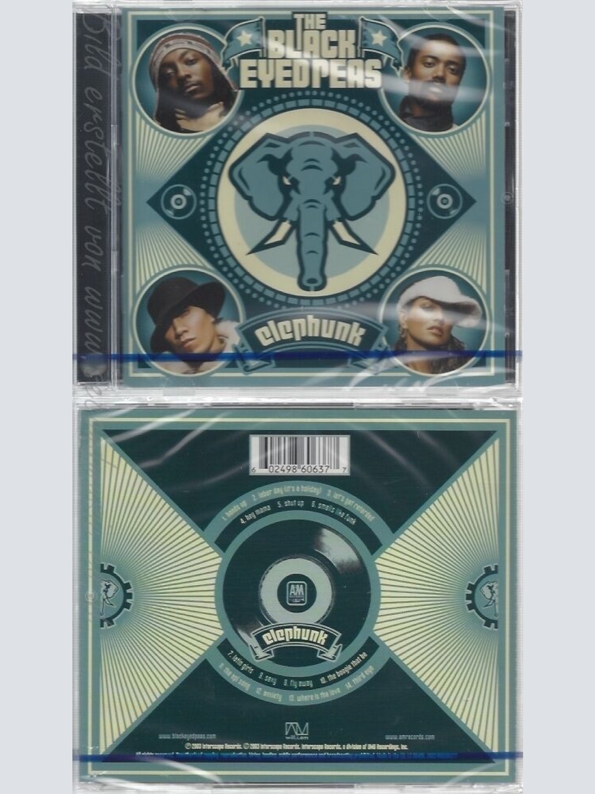 CD--NM-SEALED-THE BLACK EYED PEAS -2003- -- ELEPHUNK