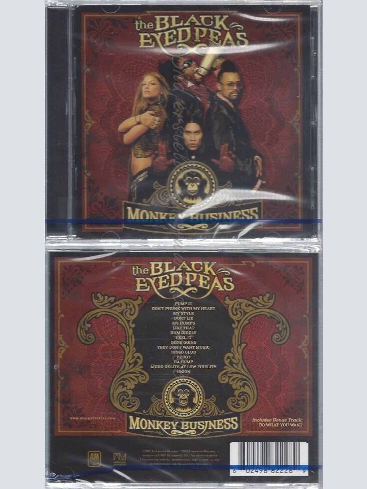 CD--NM-SEALED-THE BLACK EYED PEAS -2005- -- MONKEY BUSINESS