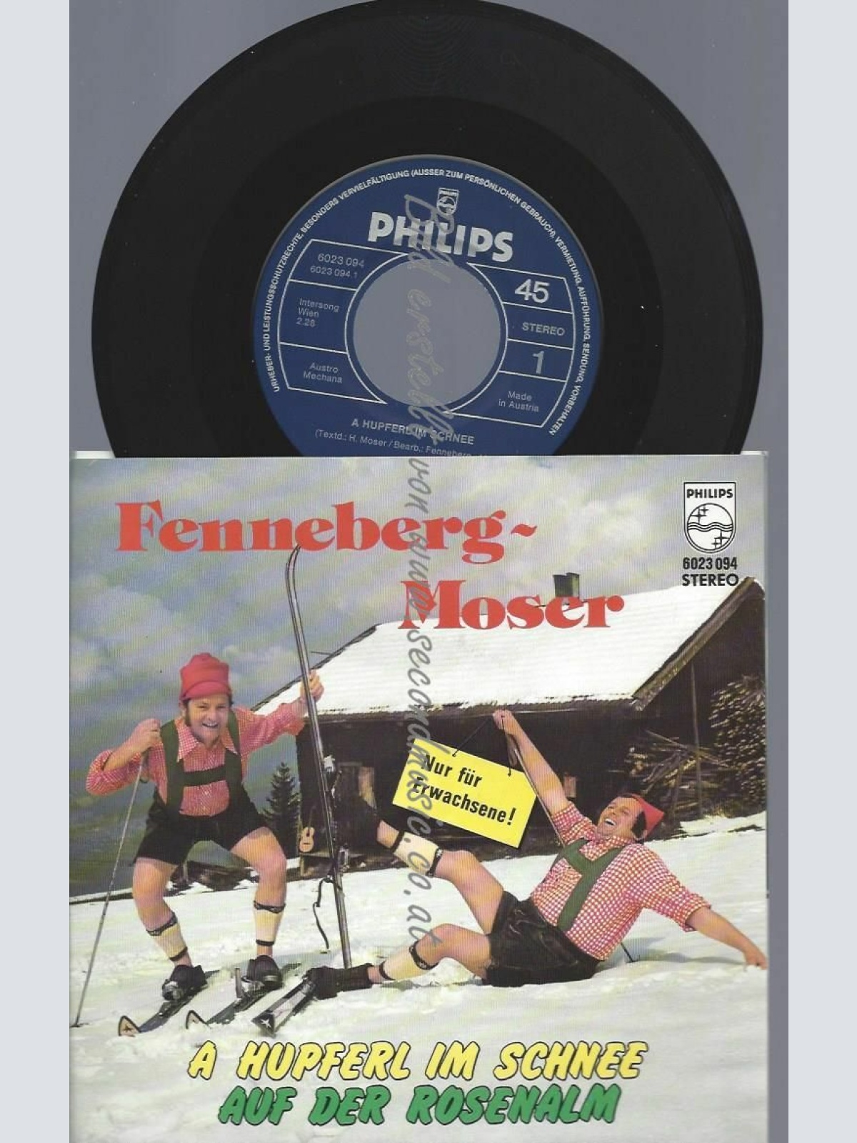 7" Fenneberg-Moser  A Hupferl Im Schnee