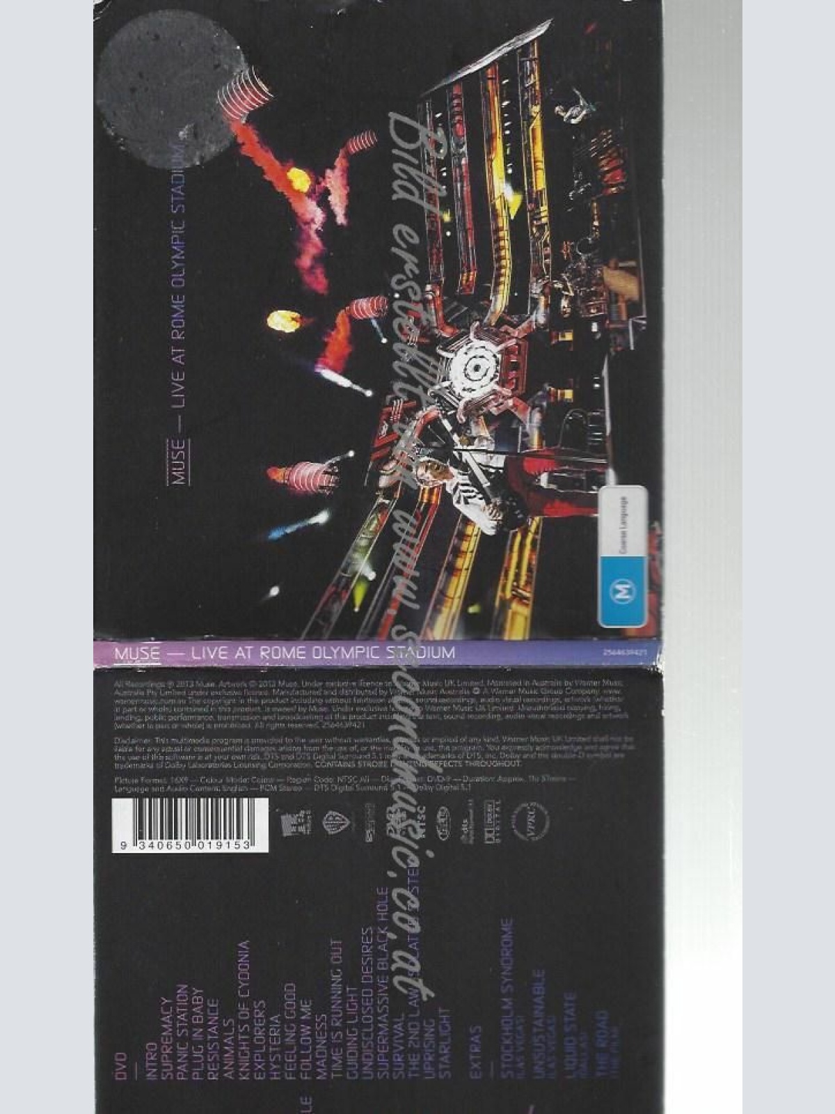 CD-- Muse  Live At Rome Olympic Stadium