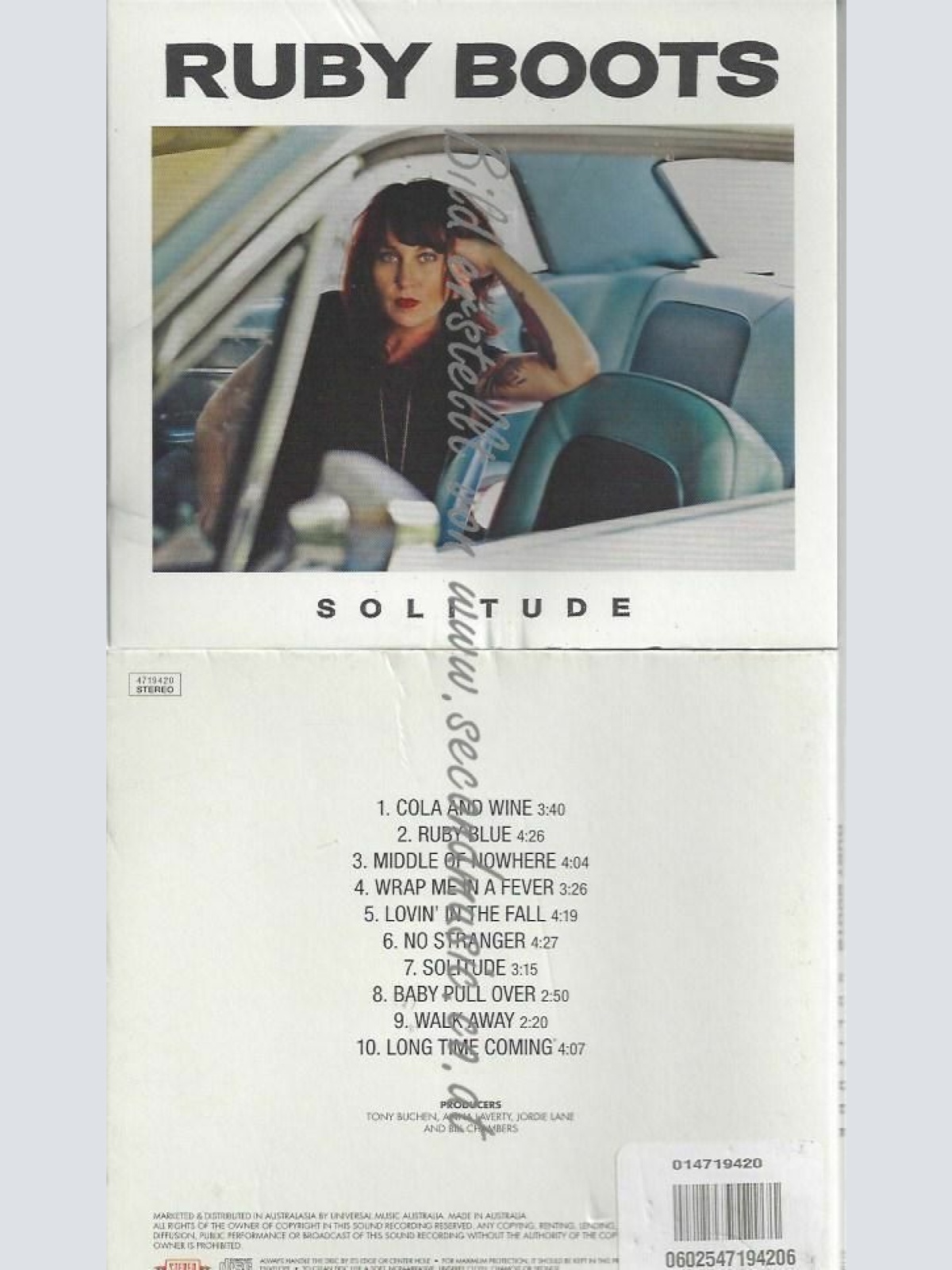 CD--RUBY BOOTS--SOLITUDE