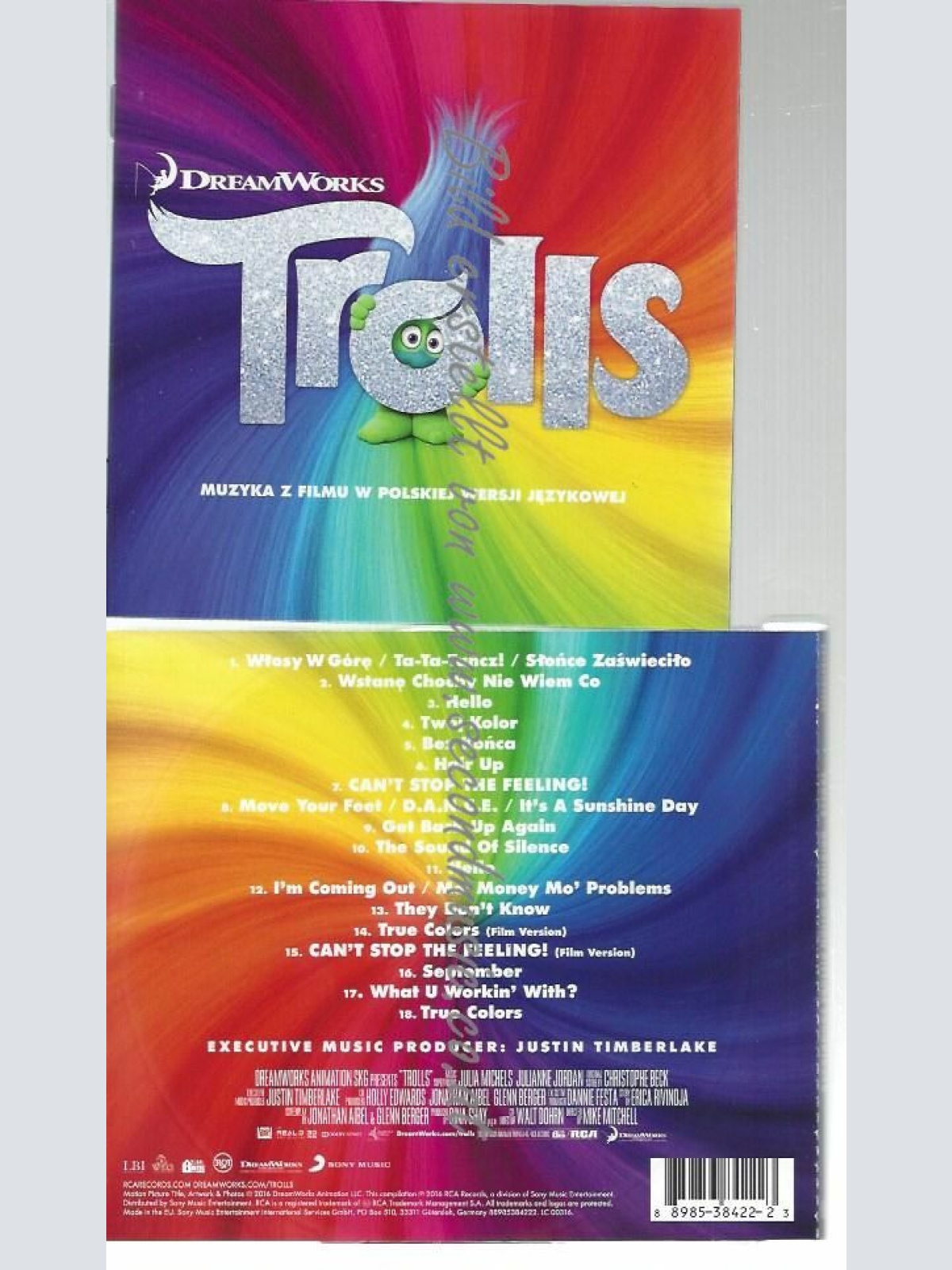 CD--ORIGINAL SOUNDTRACK--TROLLS [WERSJA POLSKA]