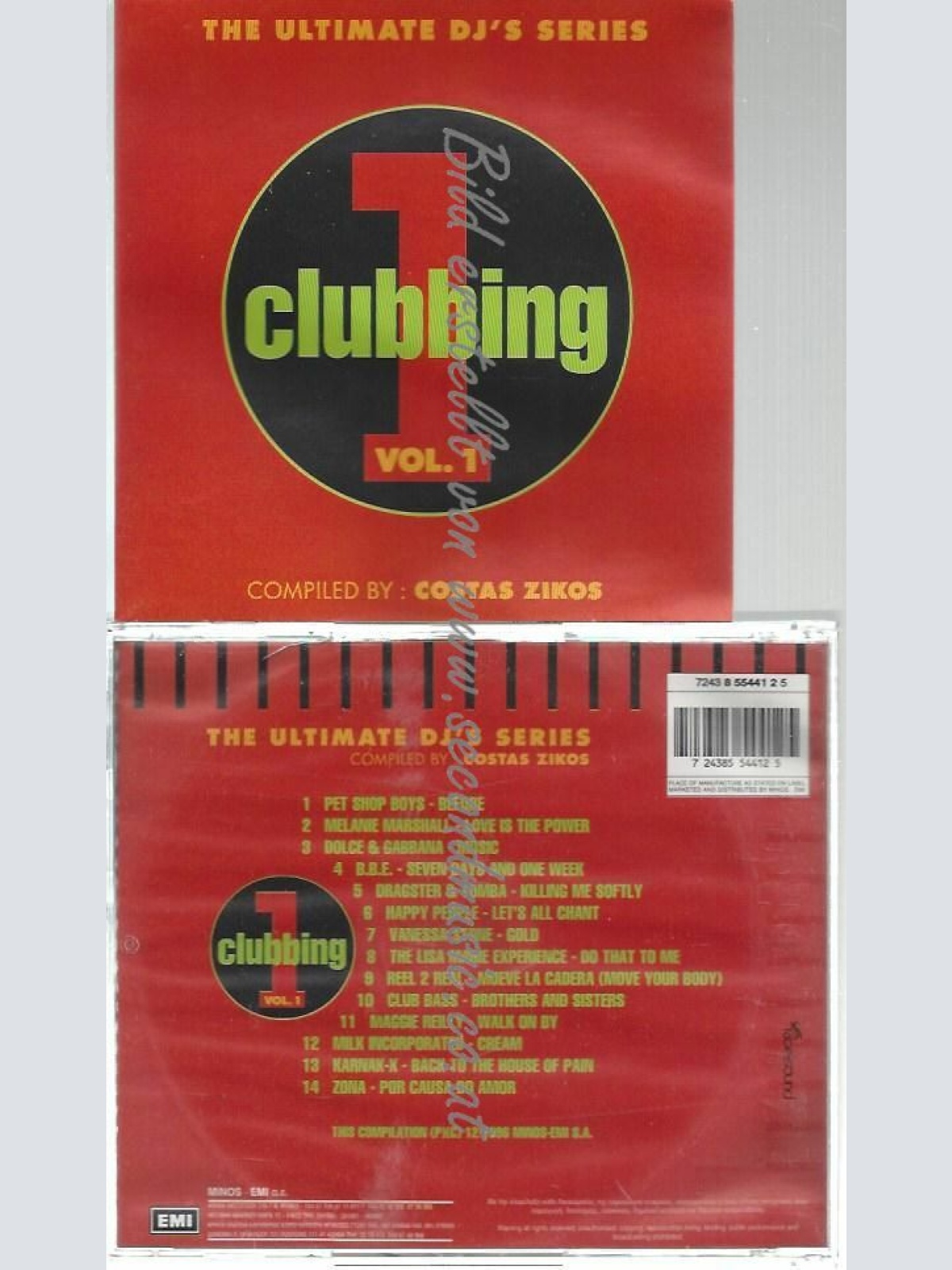 CD--VARIOUS ARTISTS--CLUBBING VOL.1
