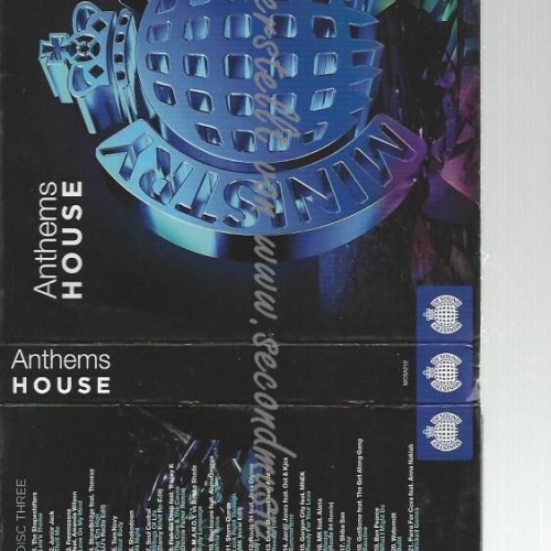CD--MINISTRY OF SOUND--ANTHEMS HOUSE