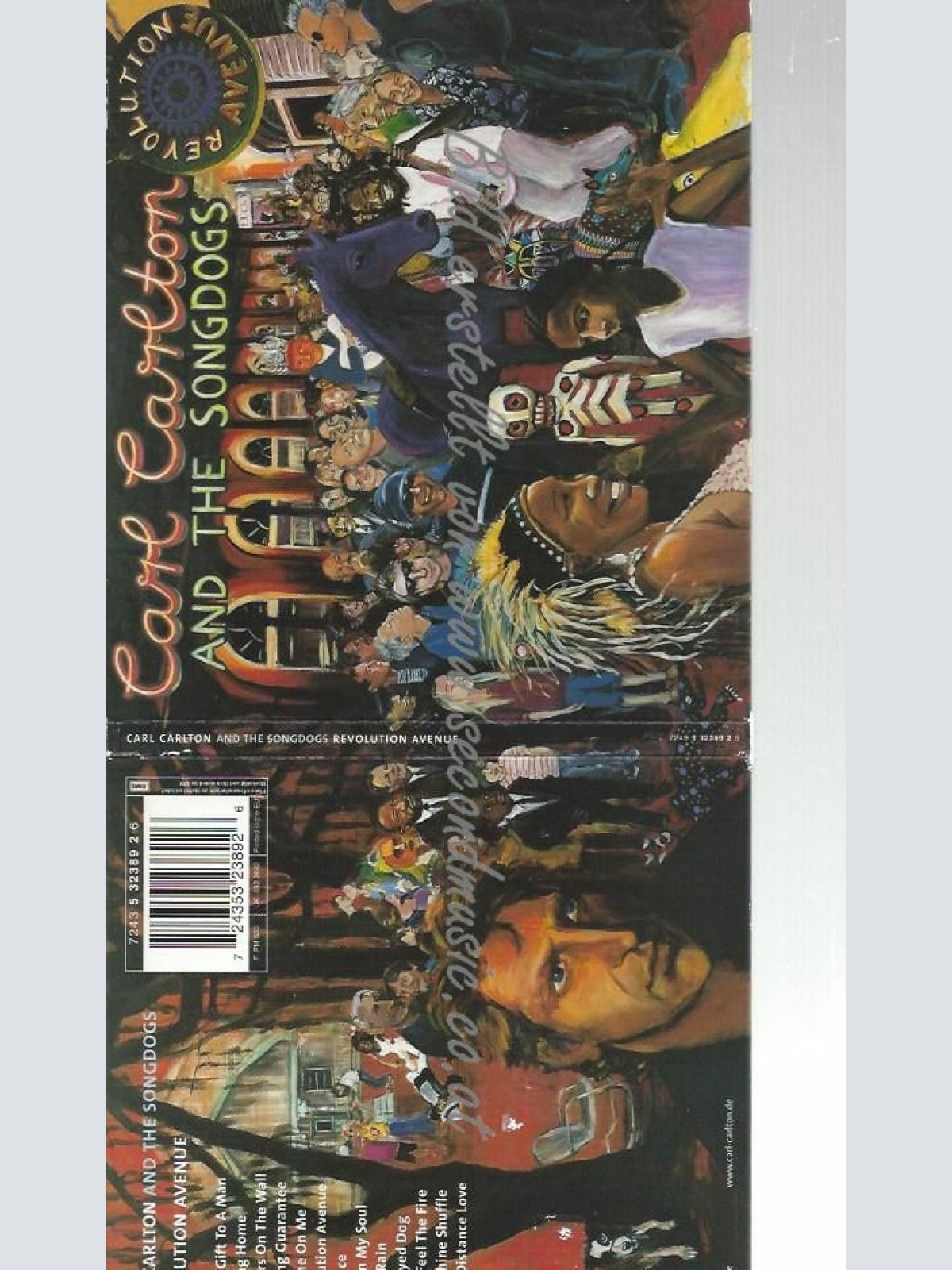 CD--CARL CARLTON & THE SONG DOGS | --REVOLUTION AVENUE