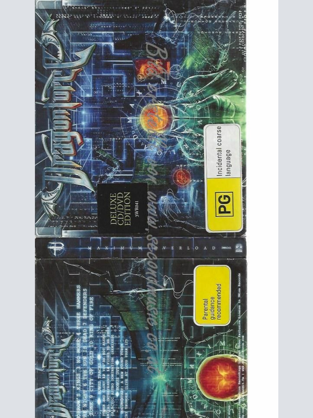 CD--DRAGONFORCE--MAXIMUM OVERLOAD [DELUXE]