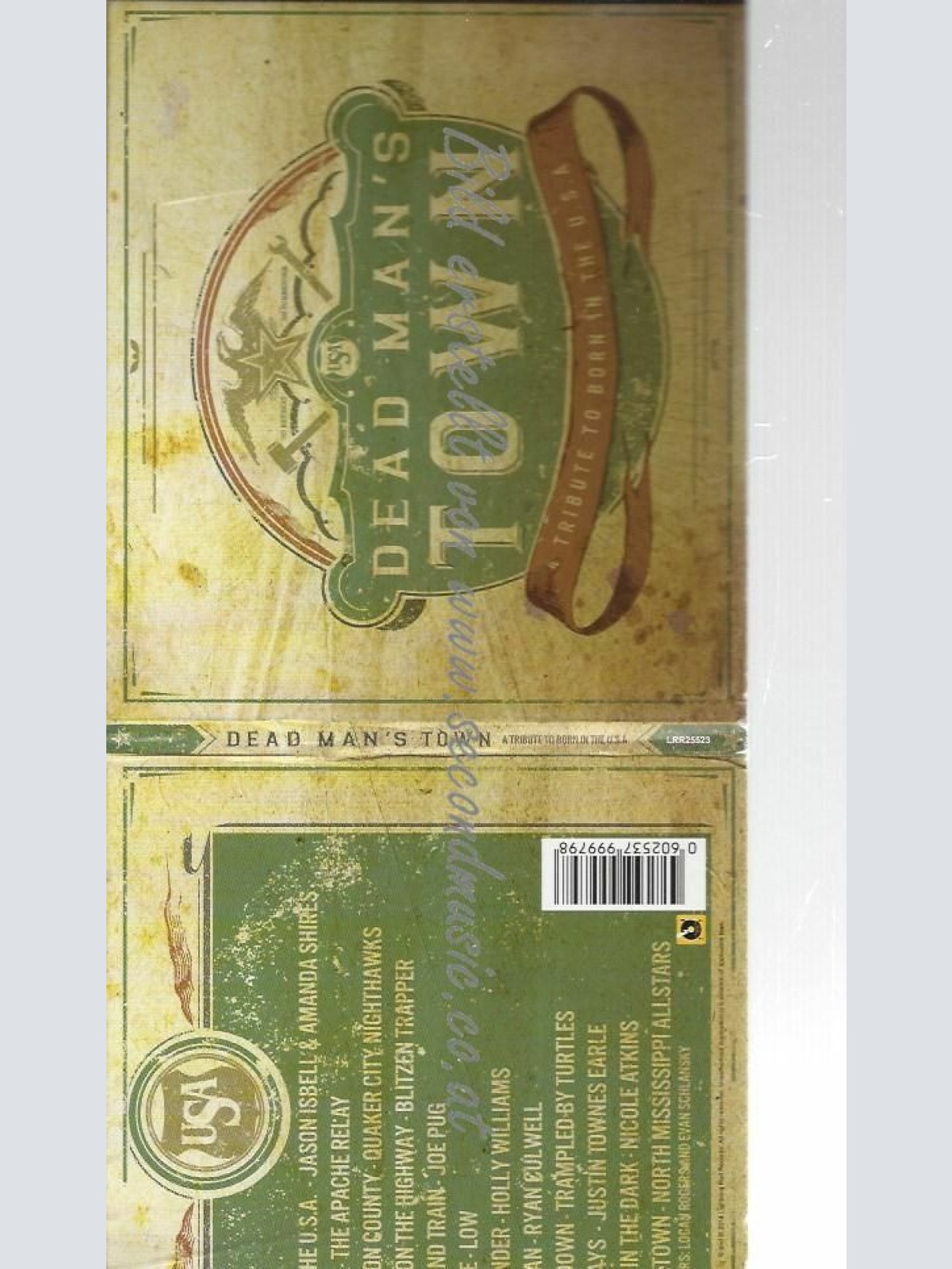 CD--VARIOUS--DEAD MAN'S TOWN: A TRIBUTE TO