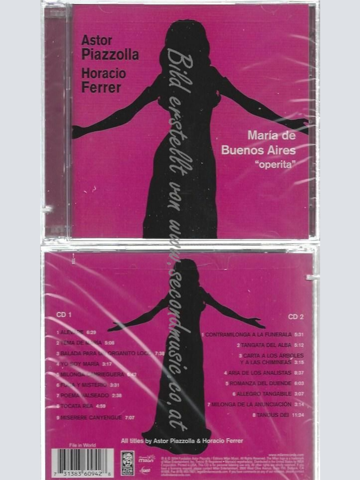 CD--ASTOR PIAZZOLLA--MARIA DE BUENOS AIRES