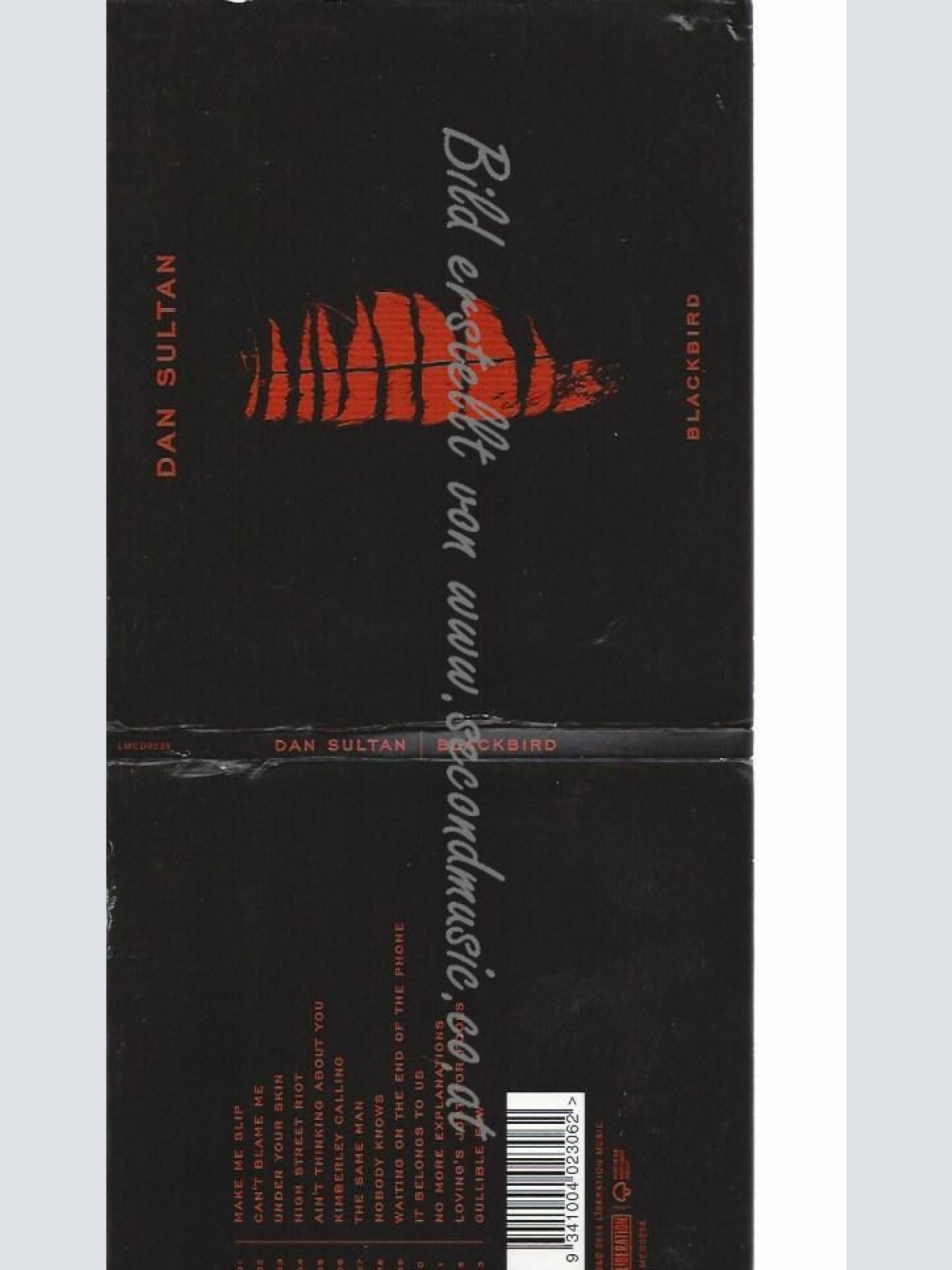 CD--DAN SULTAN--BLACKBIRD