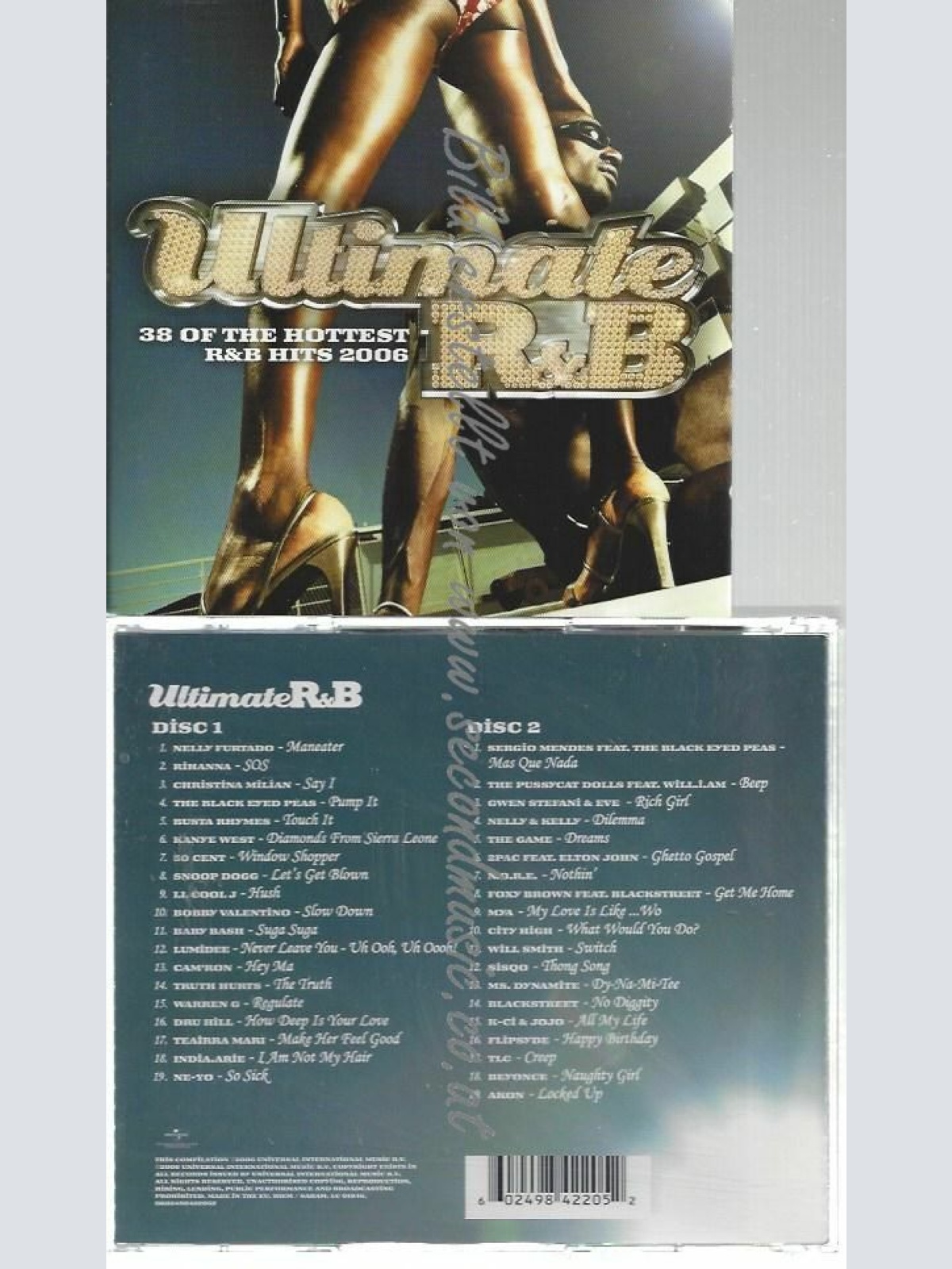 CD-- Various – Ultimate R&B: 38 Of The Hottest R&B Hits 2006