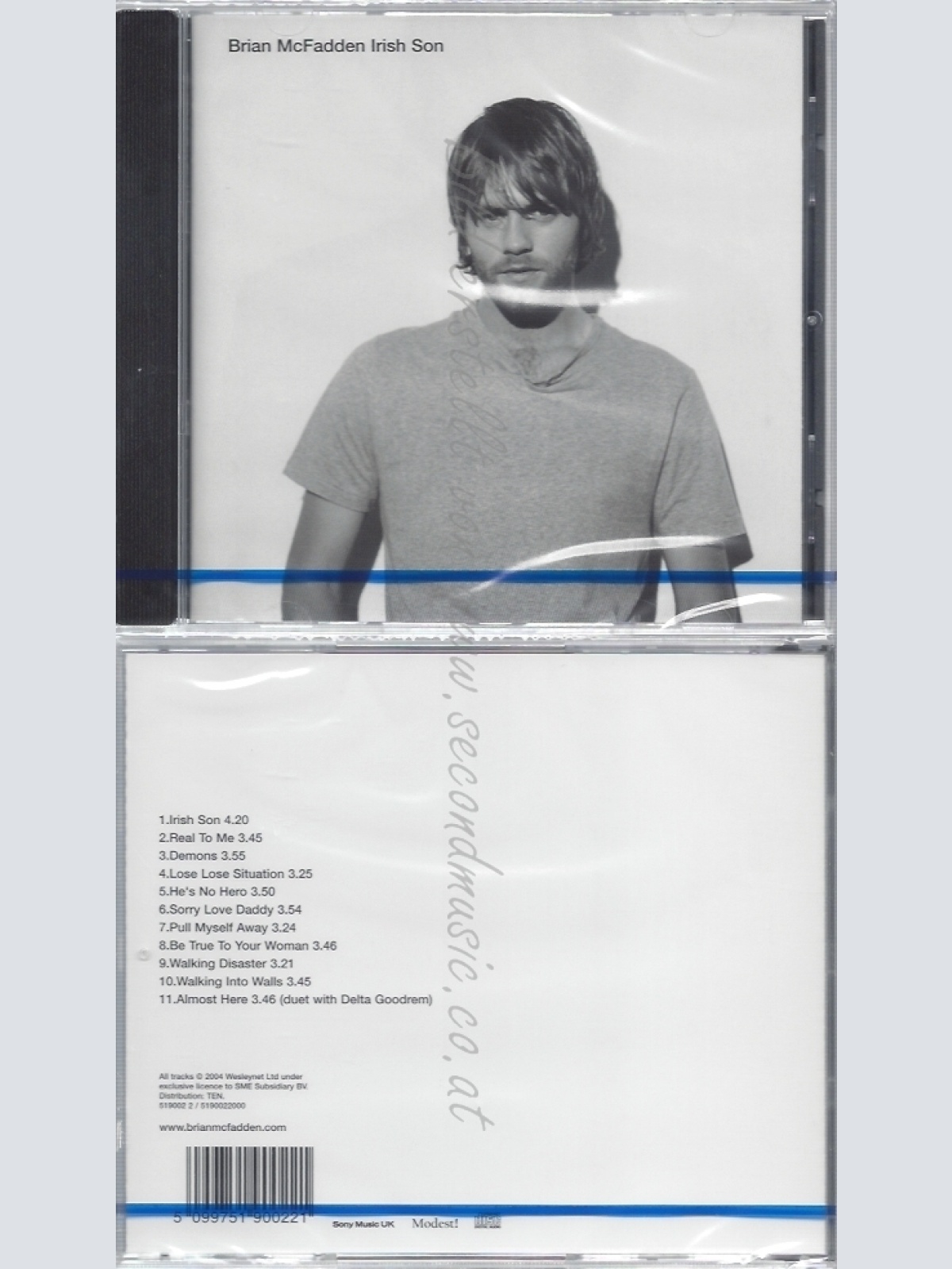 CD--NM-SEALED-BRIAN MCFADDEN -2004- -- IRISH SON