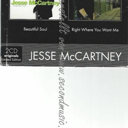 CD--IGHT WHERE YOU/ JESSE MCCARTNEY--BEAUTIFUL SOUL