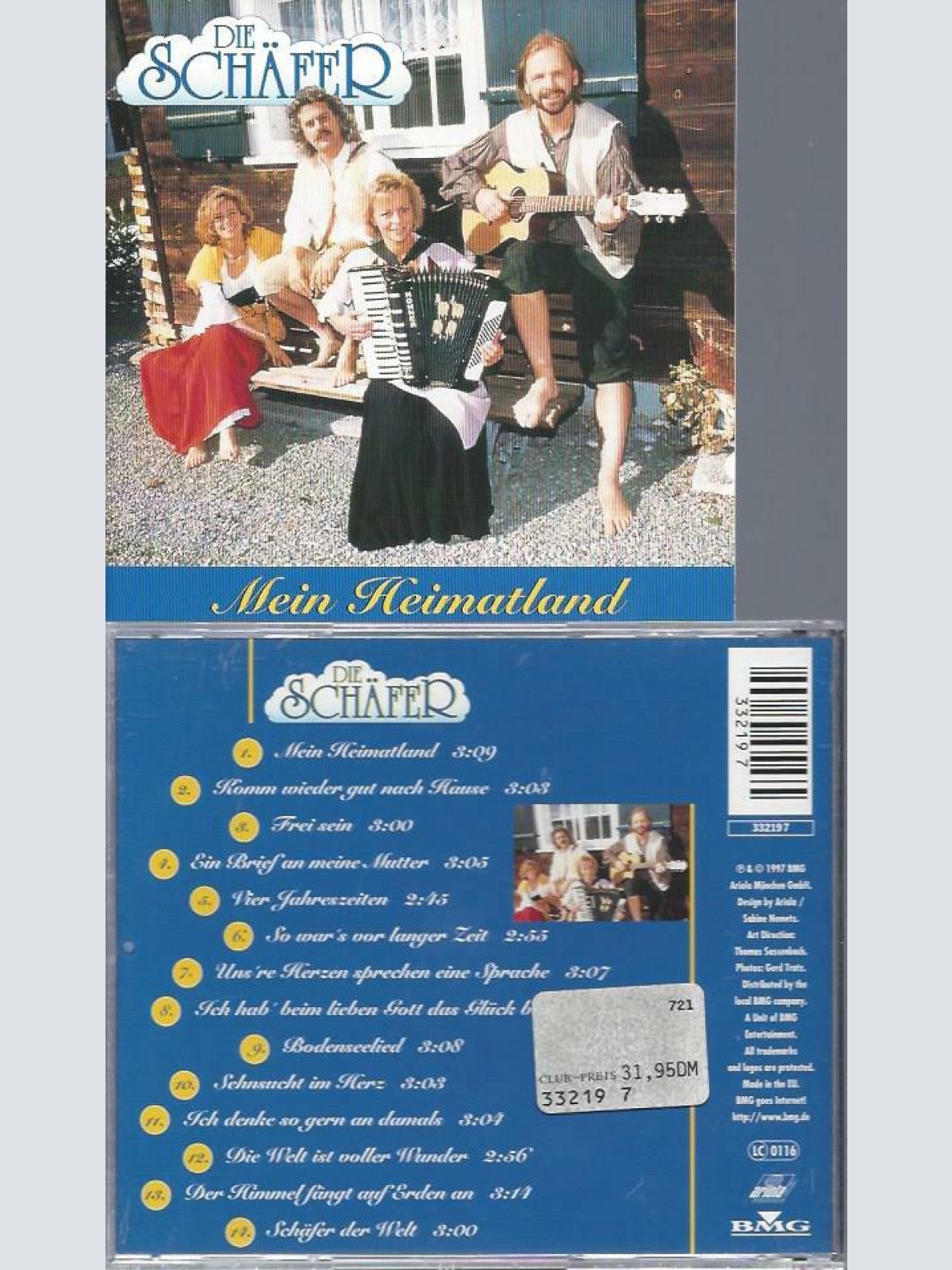 CD-- DIE SCHÄFER MEIN HEIMATLAND