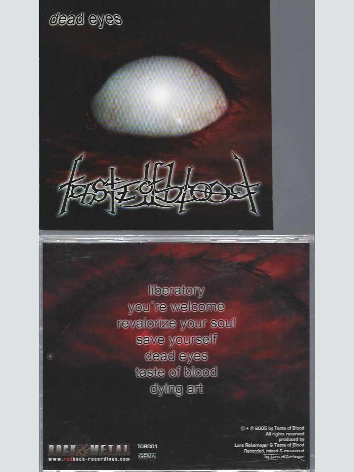 CD-- TASTE OF BLOOD DEAD EYES