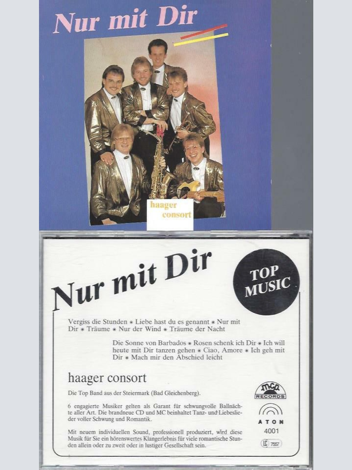 CD--HAAGER CONSORT NUR MIT DIR