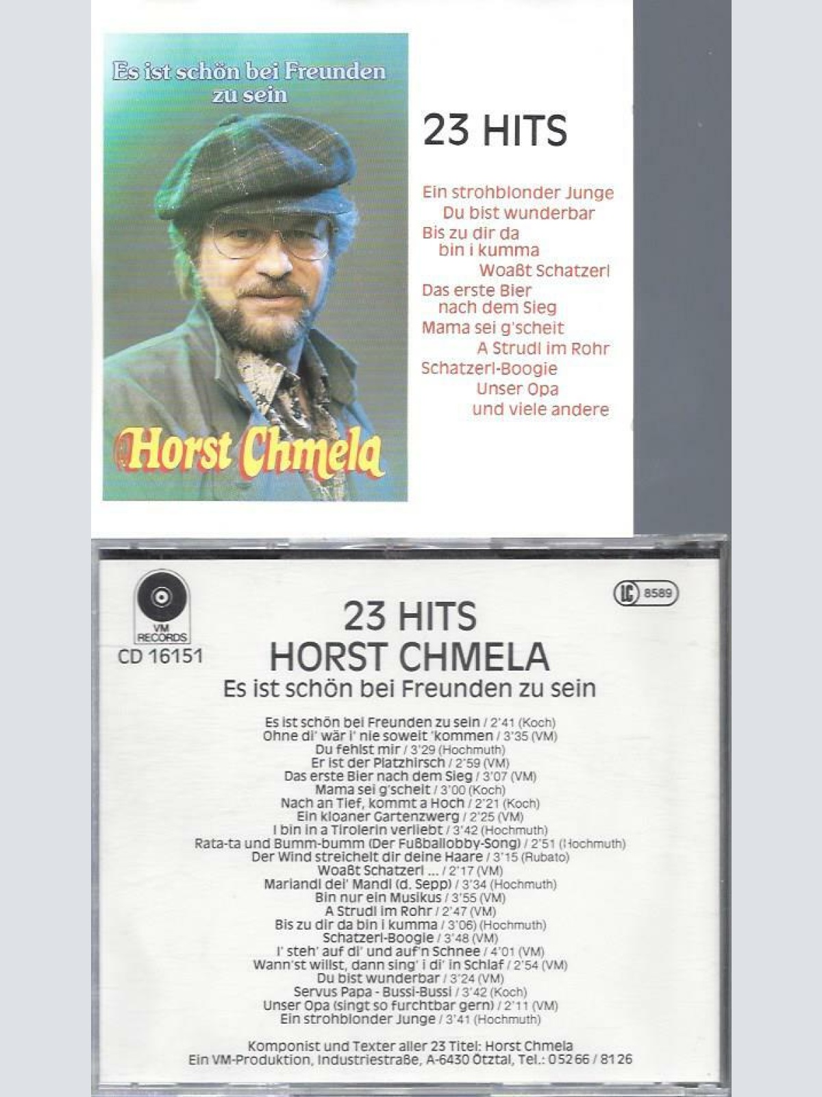 CD--HORST CHMELA 23 HITS // VM RECORDS