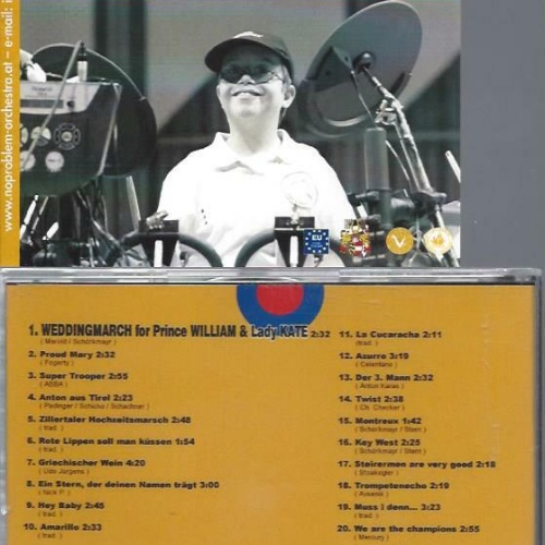 CD // NO PROBLEM ORCHESTRA WEDDINGMARCH FOR PRINZ WILLIAM & KATE