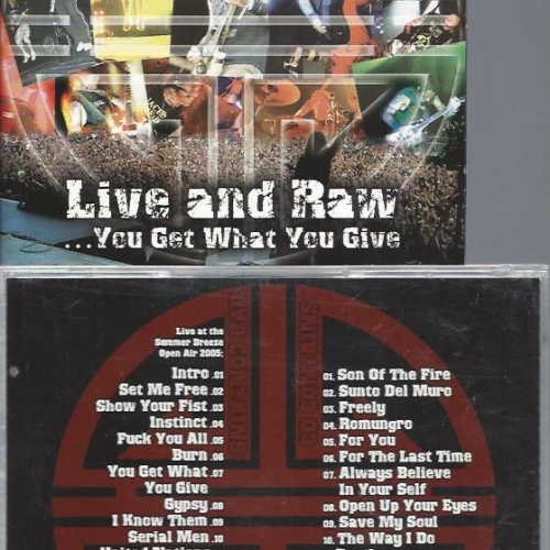 CD //   Ektomorf  Live And Raw ...You Get What You Give  // USED