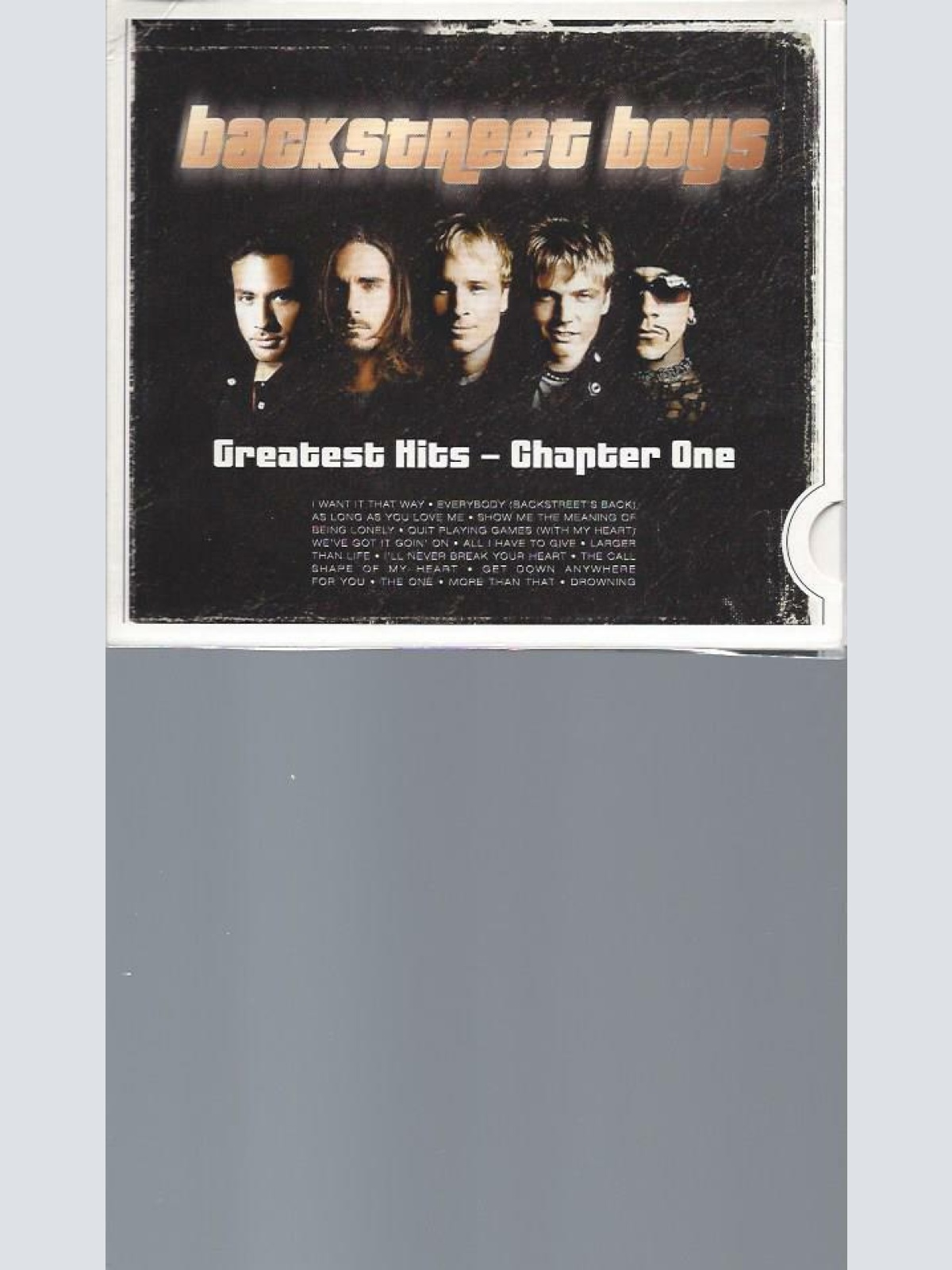 CD //  BACKSTREET BOYS CHAPTER ONE