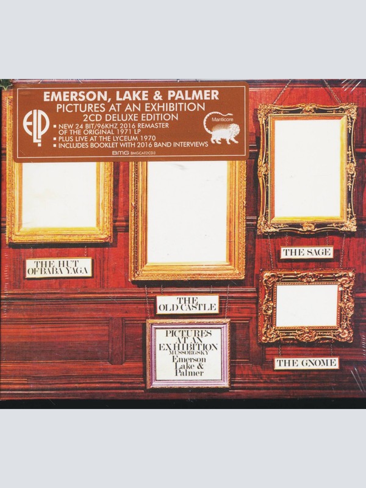 2xCD, Album, Dlx, RE, RM, Dig Emerson, Lake & Palmer - Pictures At An Exhibition