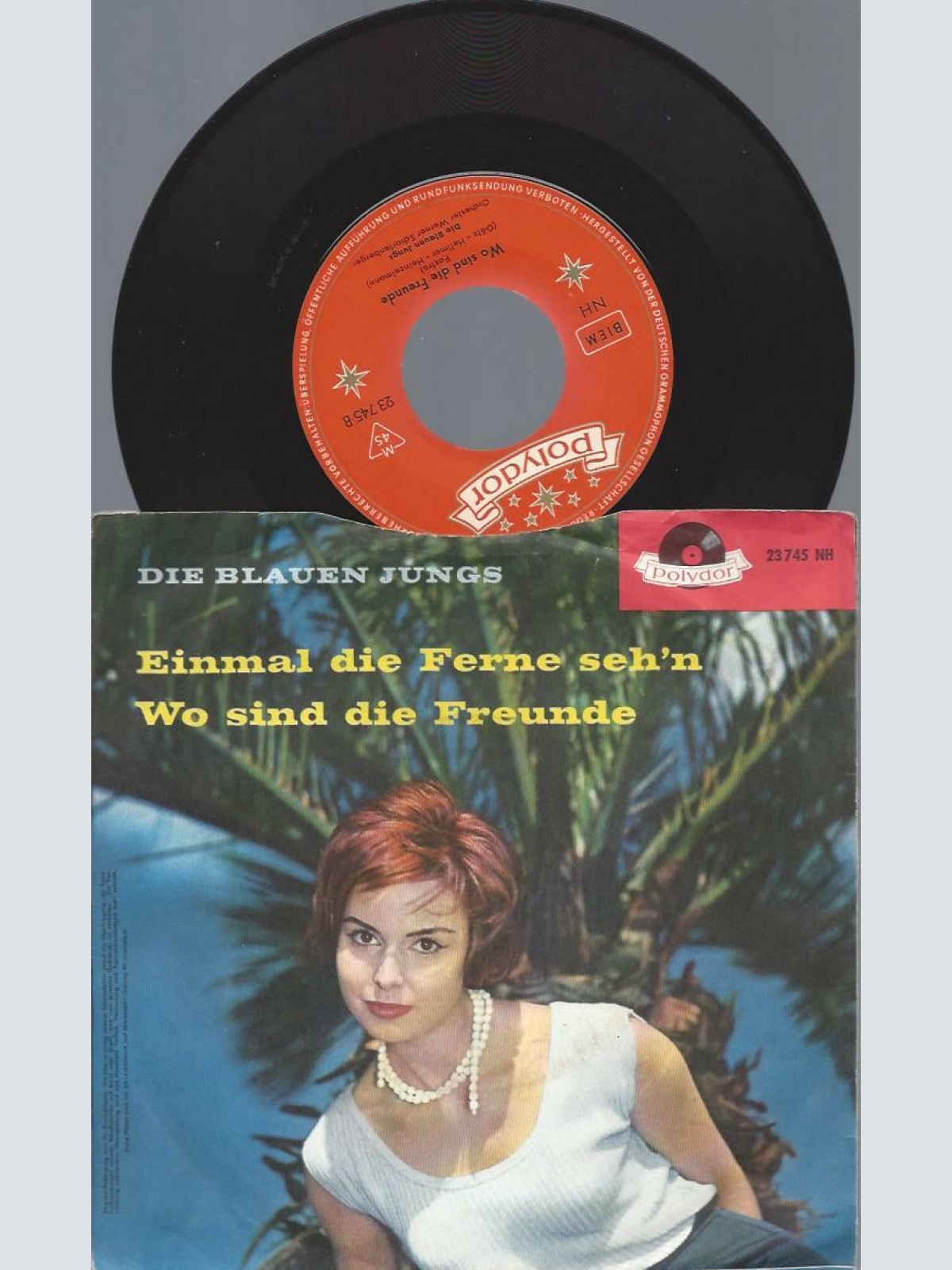 7"  DIE BLAUEN JUNGS EINMAL DIE FERNE SEH'N