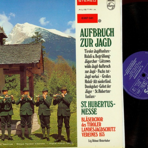 LP-- AUFBRUCH ZUR JAGD -ST HUBERTUSMESSE  ; Helmut Hinterhuber