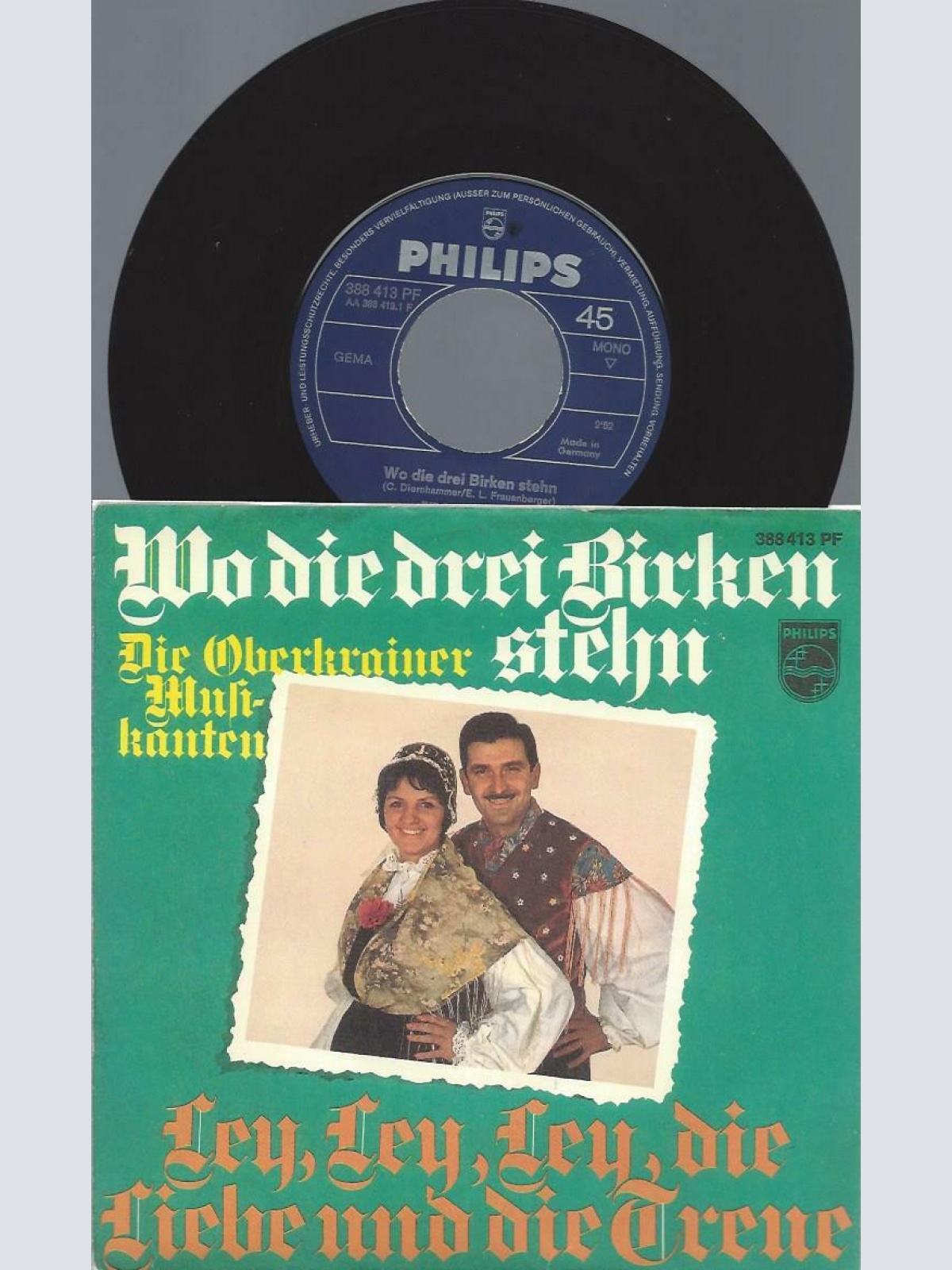 7"   Die Oberkrainer Musikanten – Wo Die Drei Birken Stehn