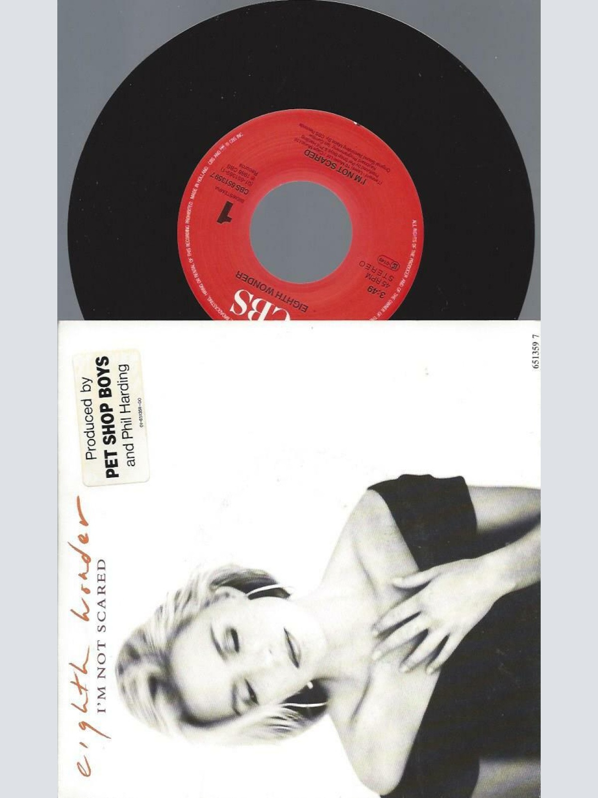 7"    Eighth Wonder  I'm Not Scared
