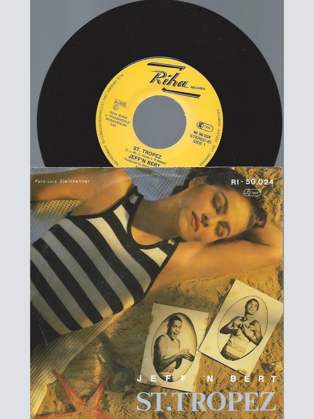 7"    Jeff'N Bert  St. Tropez  // VG